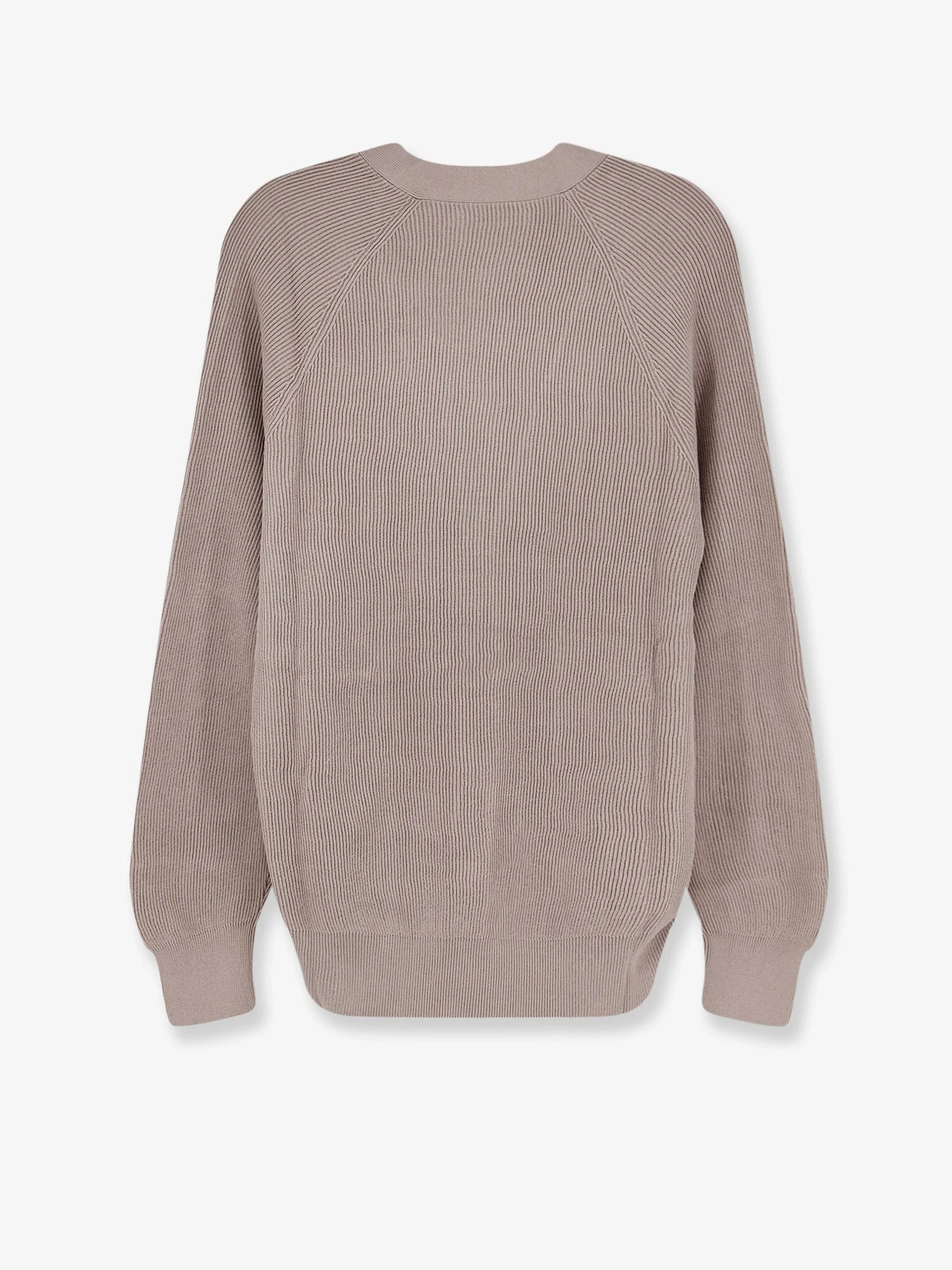 Cotton cardigan with metal logoed buttons.webp