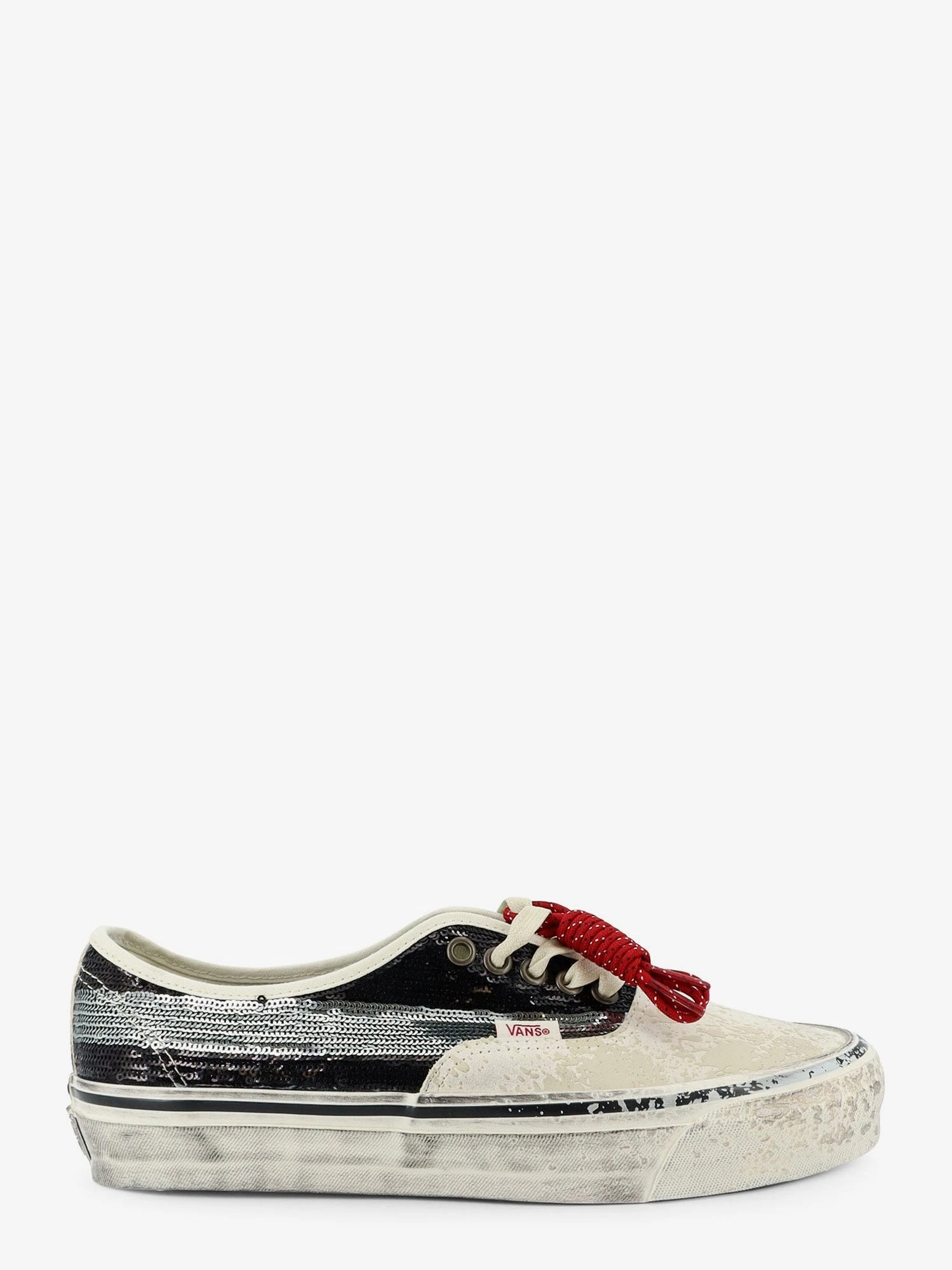 LX authentic 44 suede sneakers with micro-sequin detailing on the side.webp