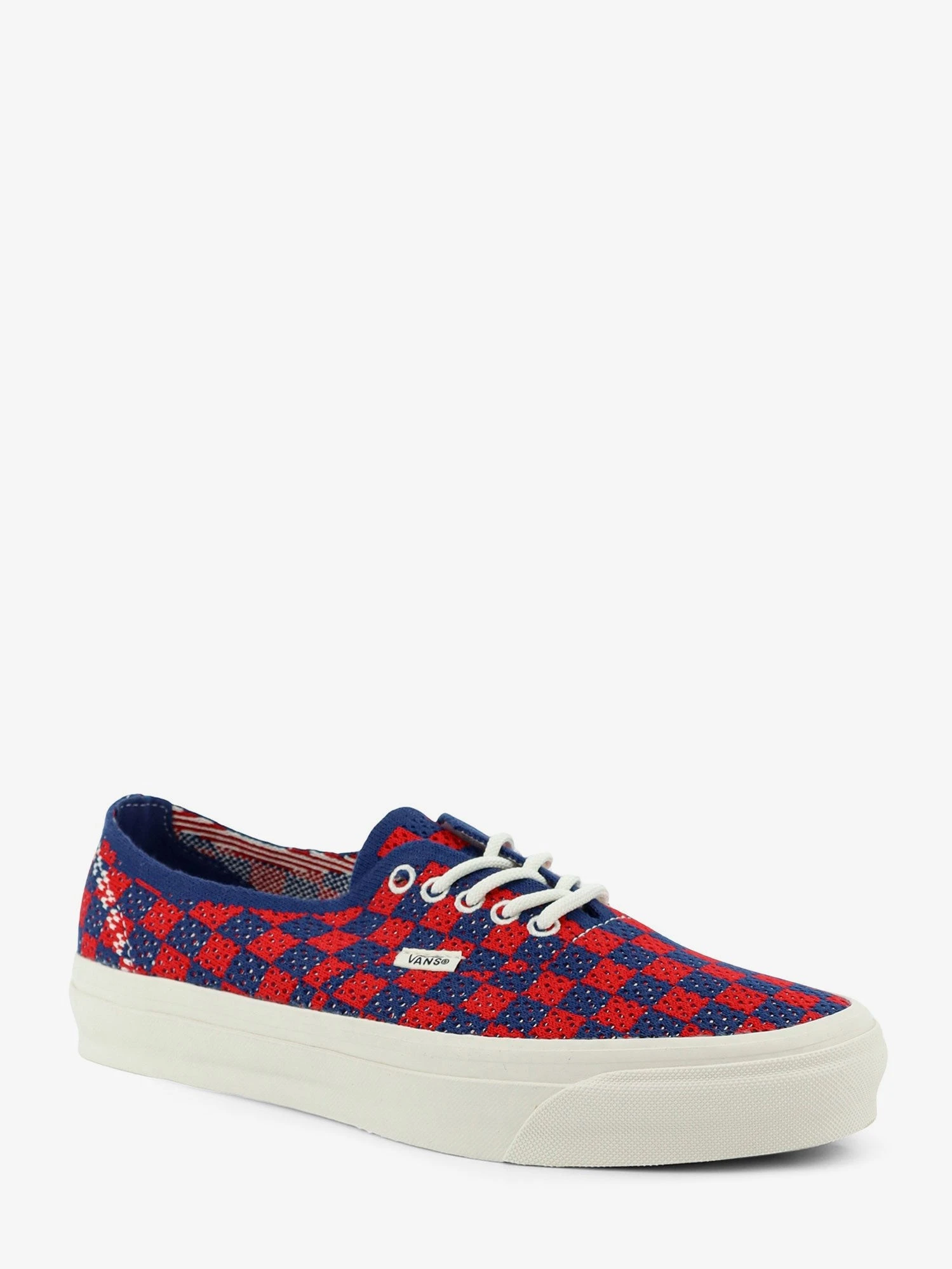 Lx Authentic 44 fabric sneakers with Checkerboard pattern.webp