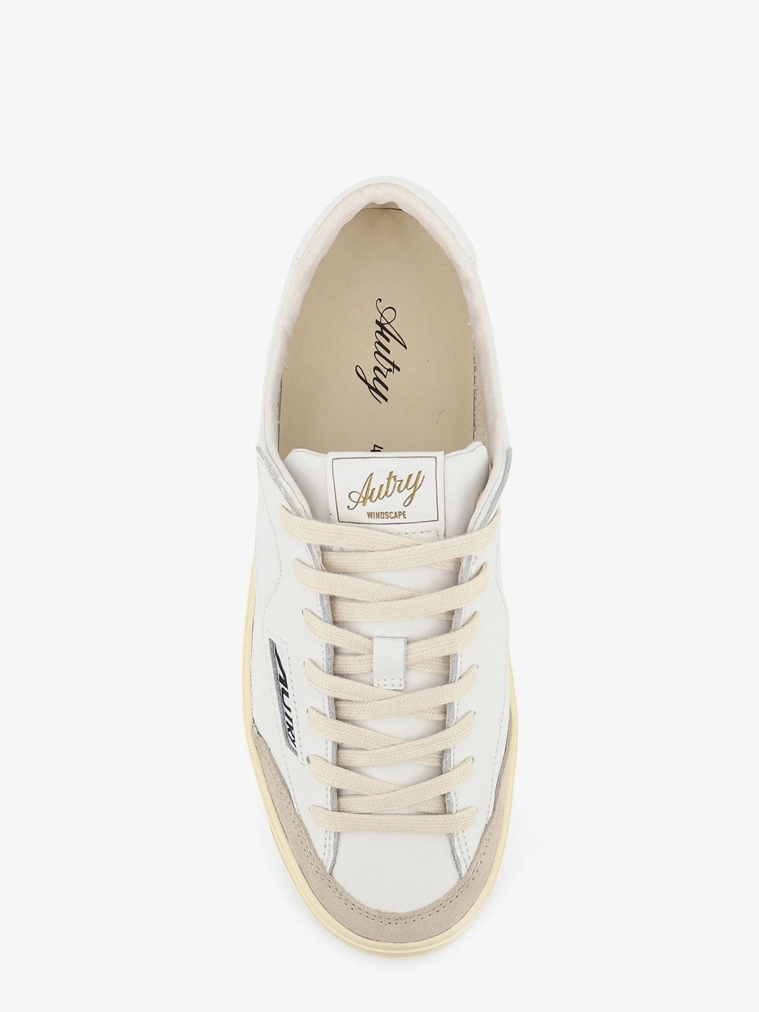 Windscape leather sneakers with suede insert.webp