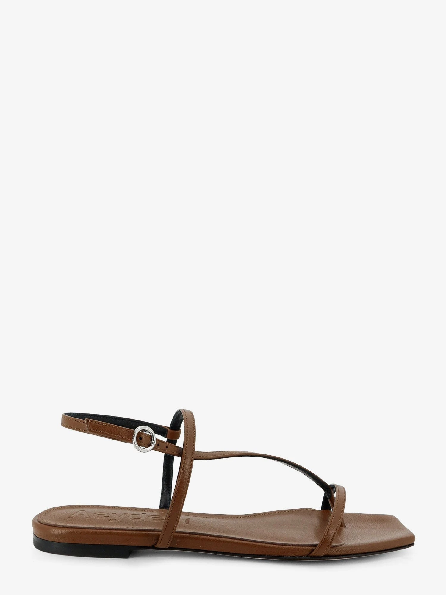 Ella flat leather sandals.webp