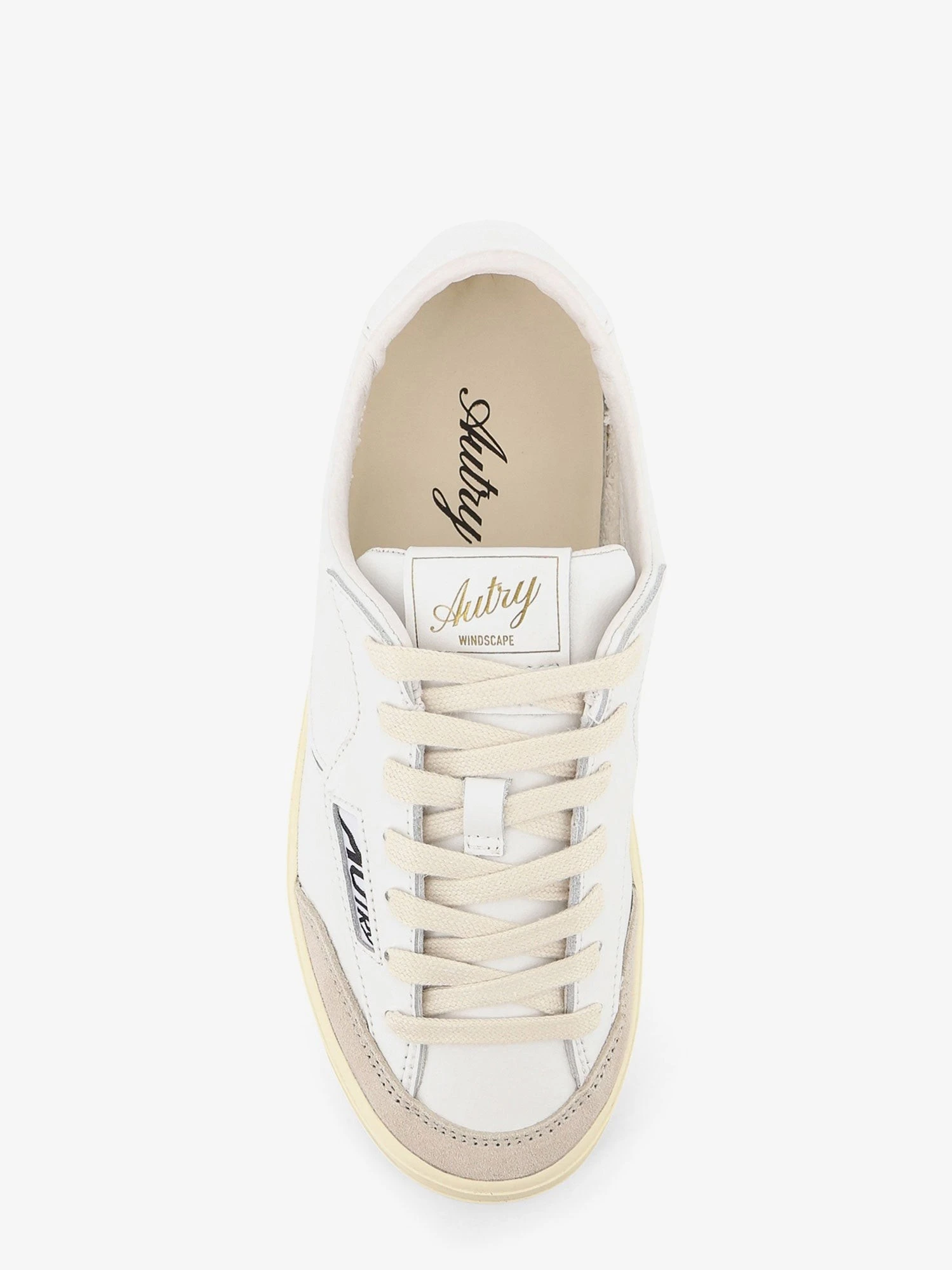 Windscape leather sneakers with suede insert.webp