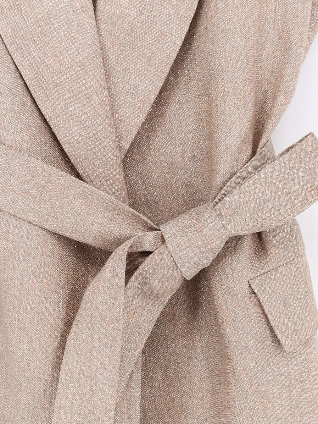 Sleeveless linen blazer.webp