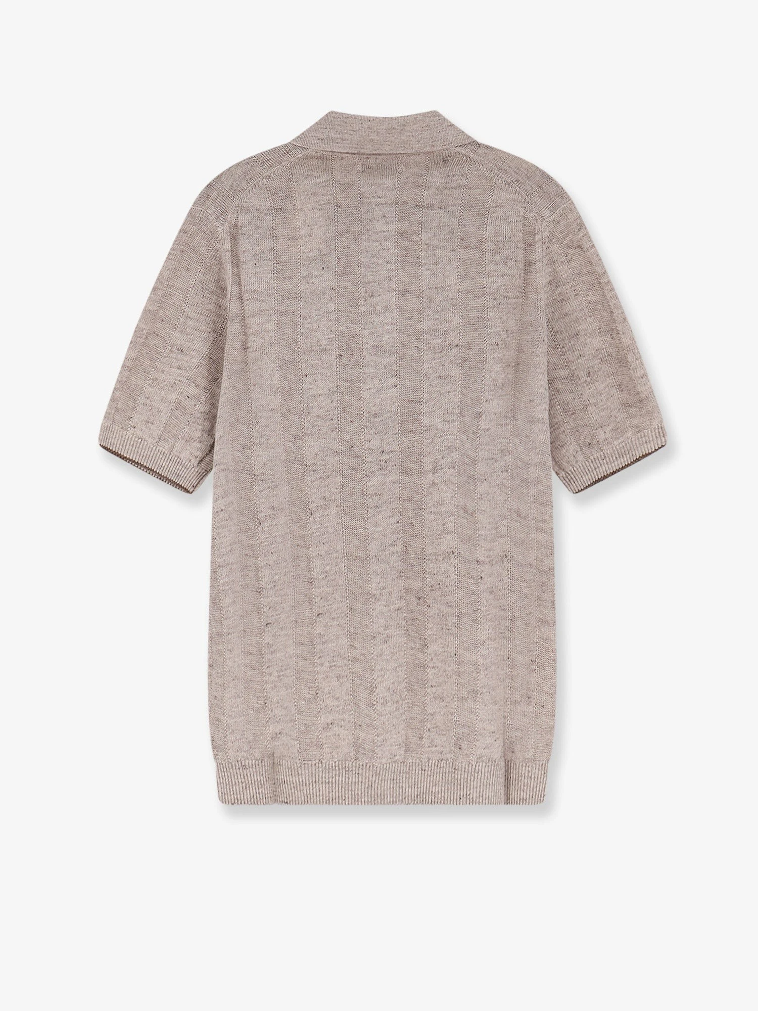 Linen and cotton blend polo shirt.webp