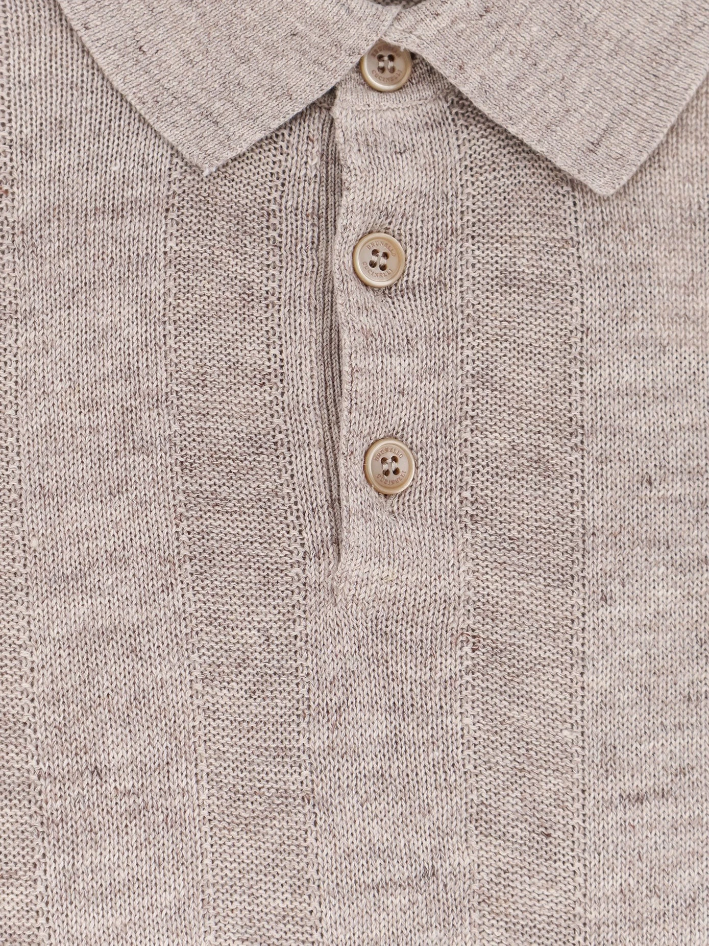 Linen and cotton blend polo shirt.webp