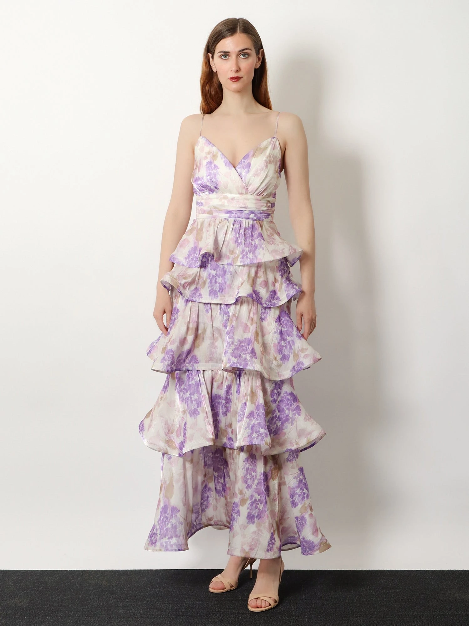 Ruffled long dress.webp