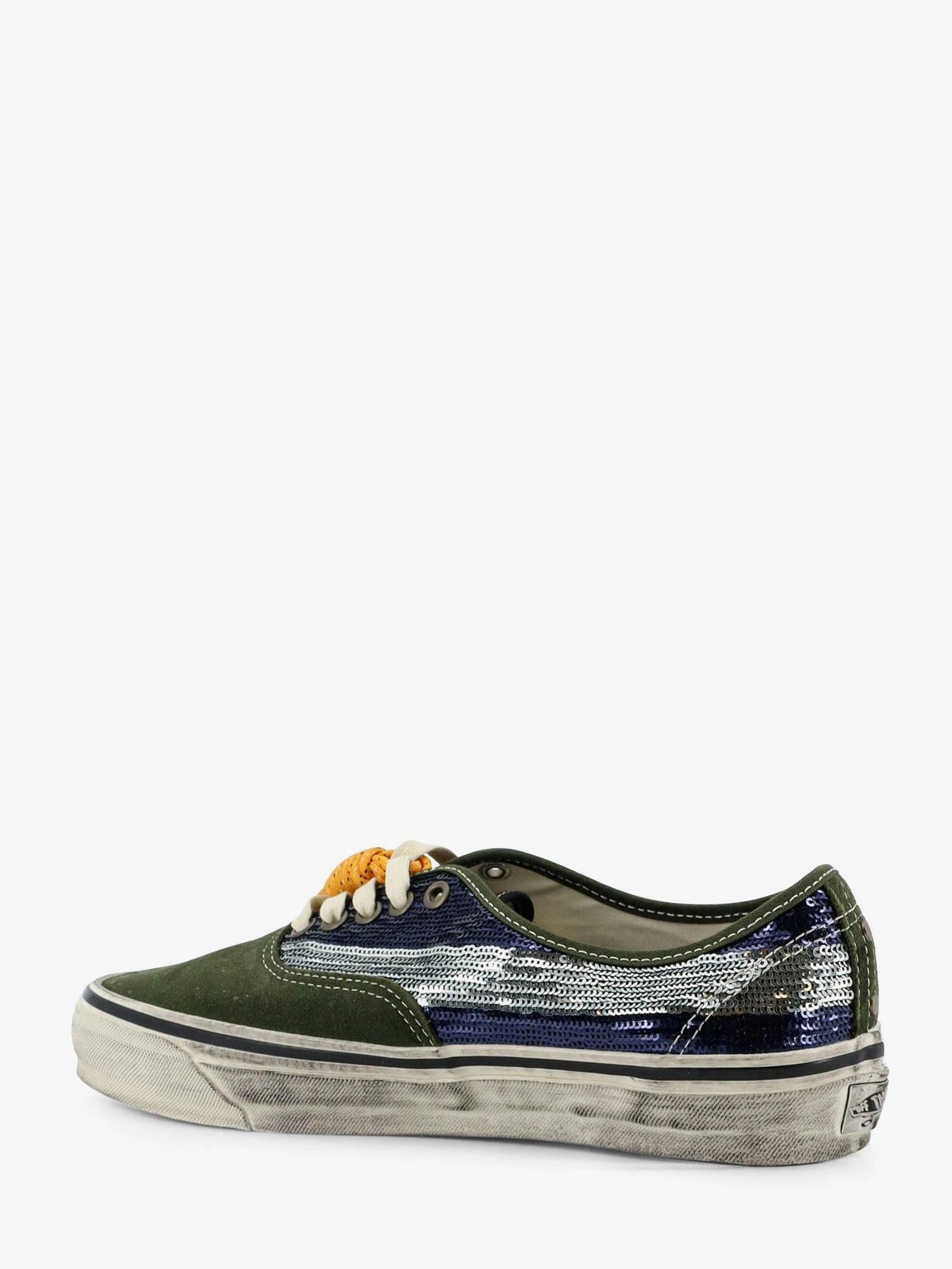 Lx authentic 44 suede sneakers with micro-sequin detail on the side.webp