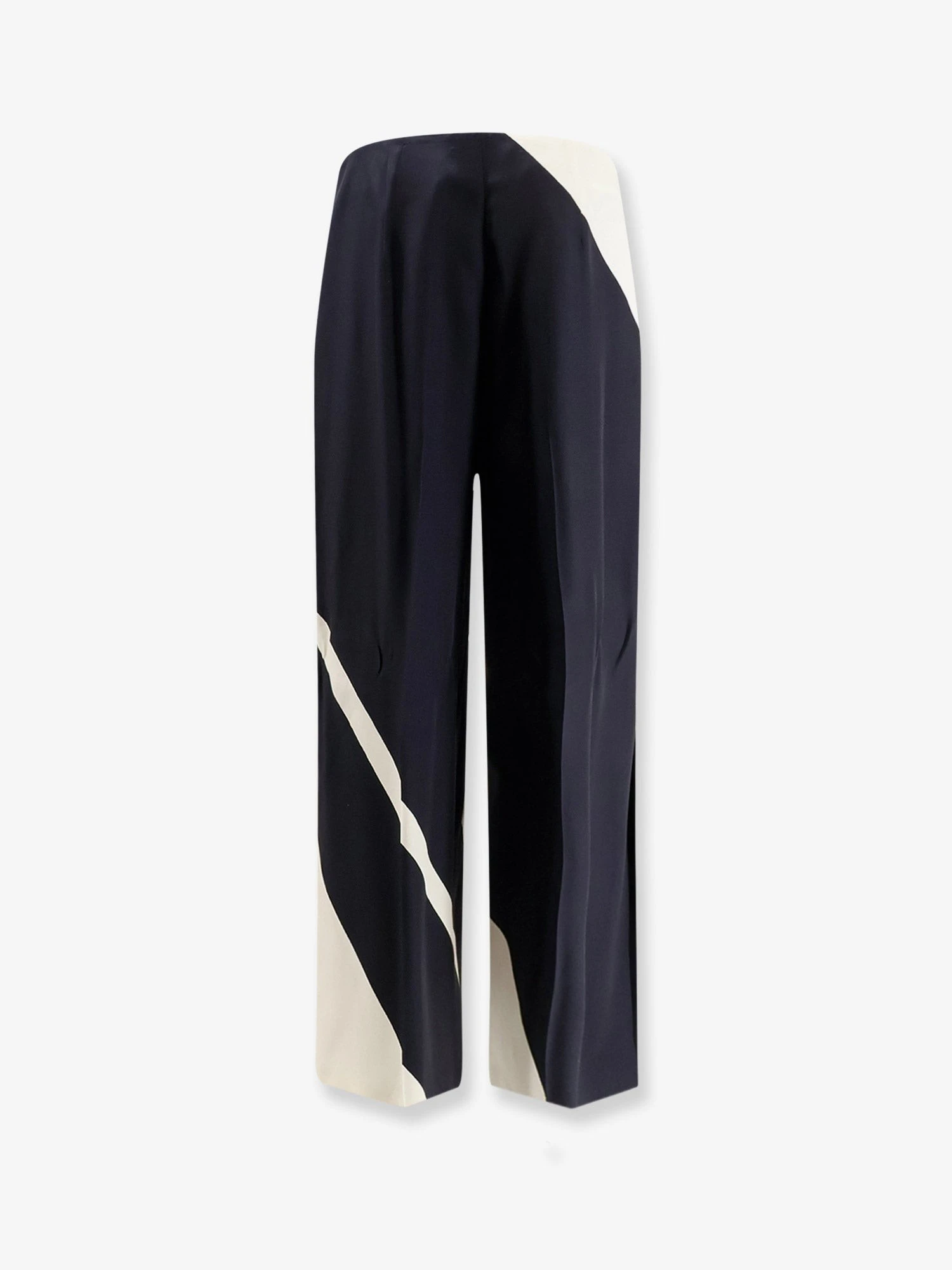 Viscose trousers with bicolor print.webp