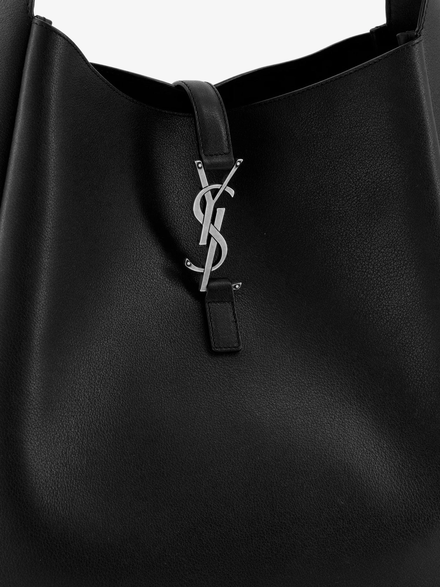 Le 5 à 7 leather shoulder bag with metal Cassandre logo.webp