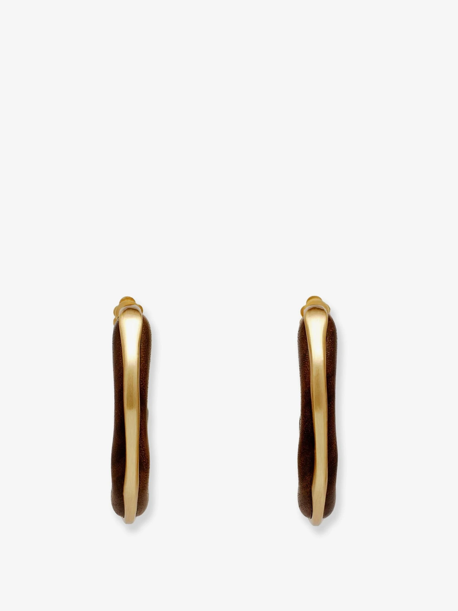 Madeira natural wood earrings