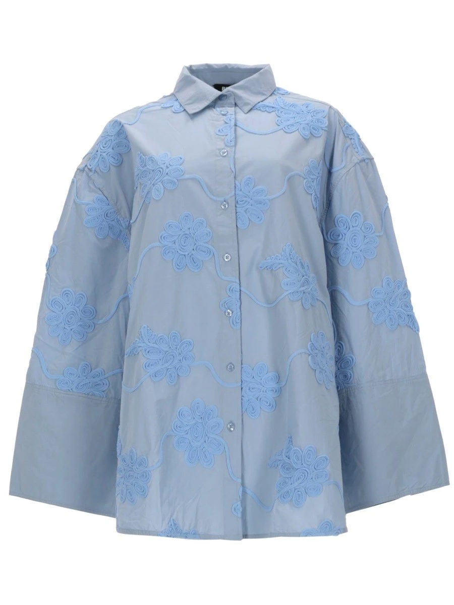 CAMICIA OVERSIZE CON DETTOGLIO FLOREALE.webp