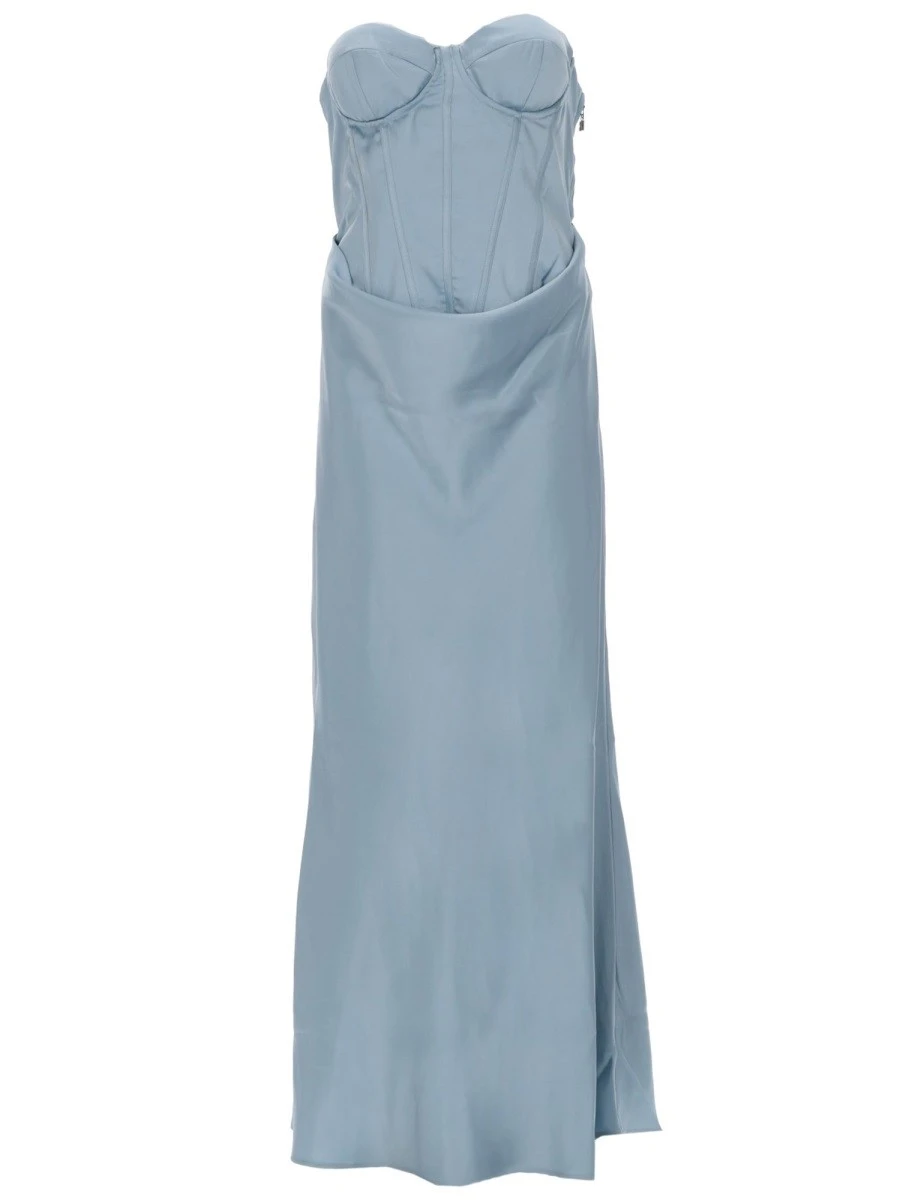 ABITO IN SATIN CON CORSETTO.webp