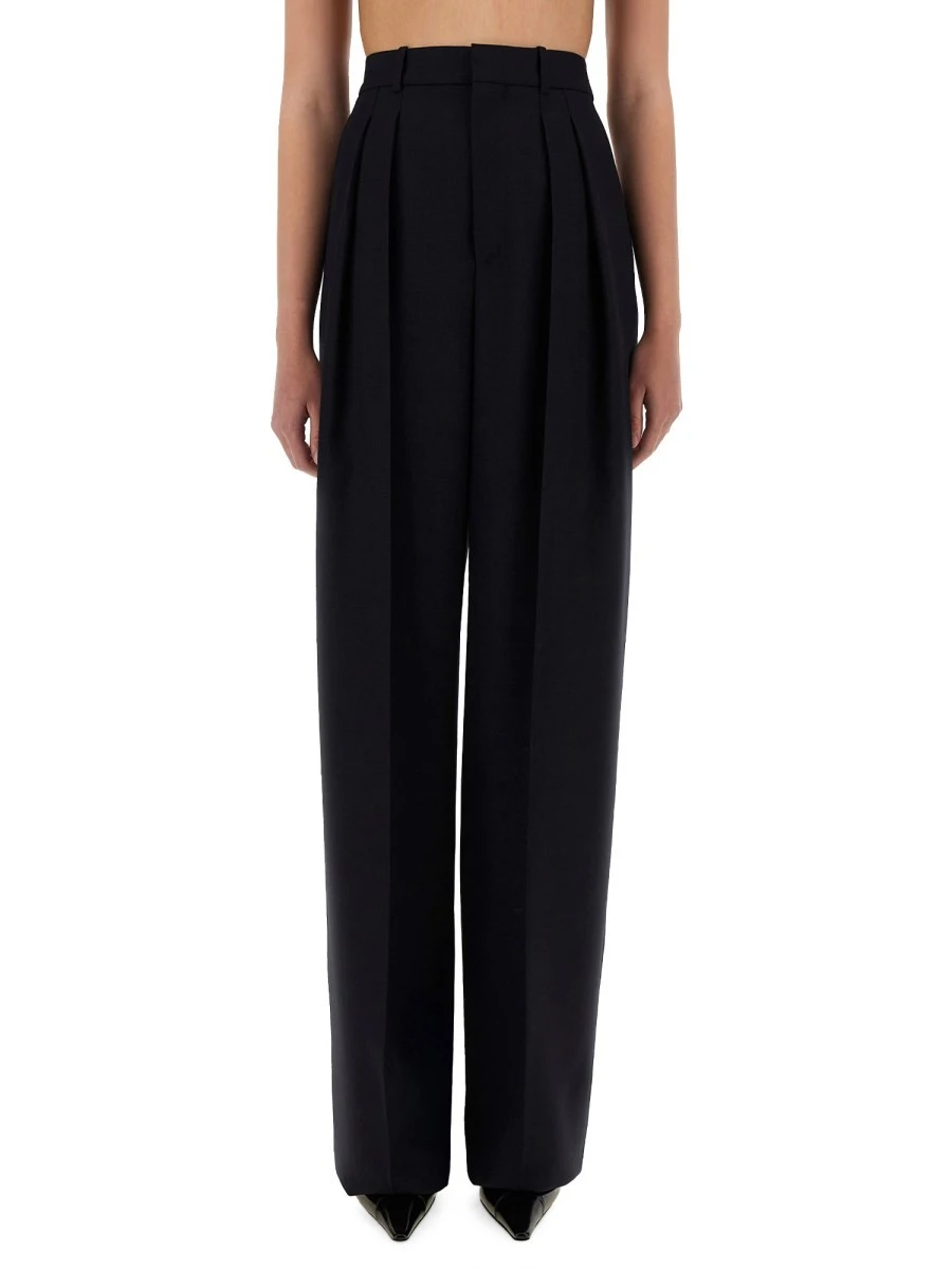 WIDE-LEG PANTS IN GRAIN DE POUDRE.webp