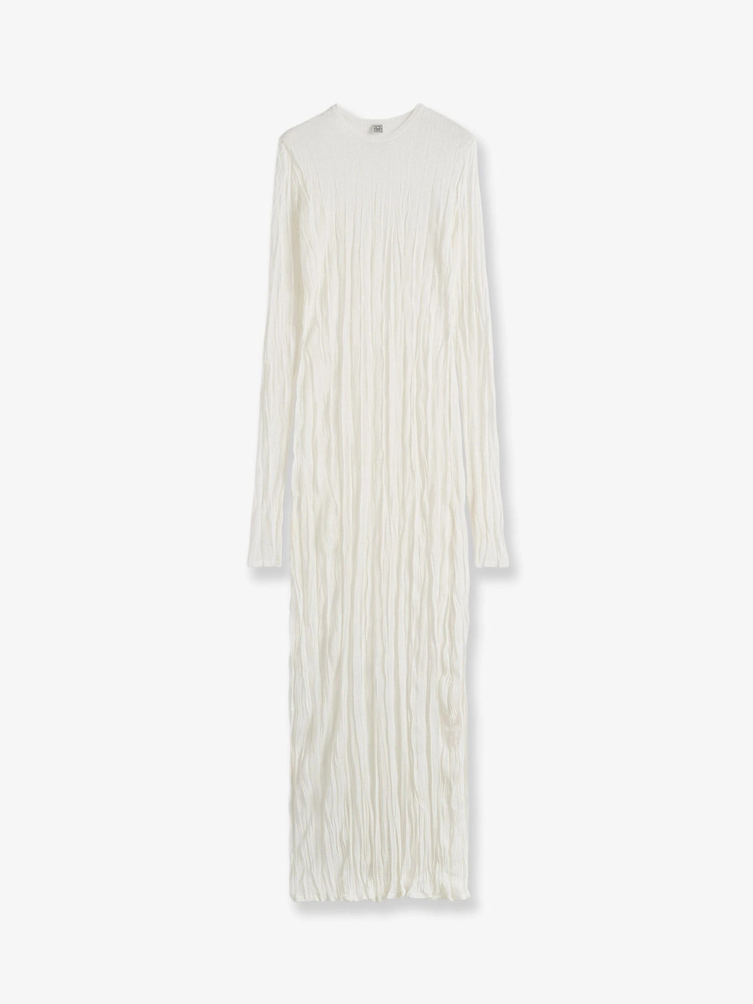 Crinkled viscose and recycled material dress.webp