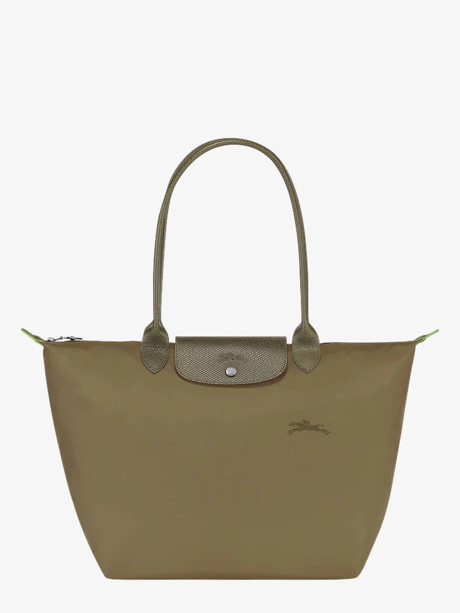 Le Pliage Green nylon shoulder bag.webp