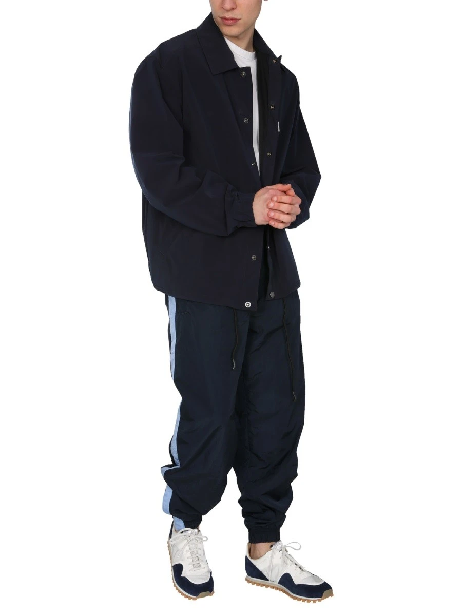 RELAXED FIT JACKET WITH BOSS X RUSSELL ATHLETIC LOGO.webp