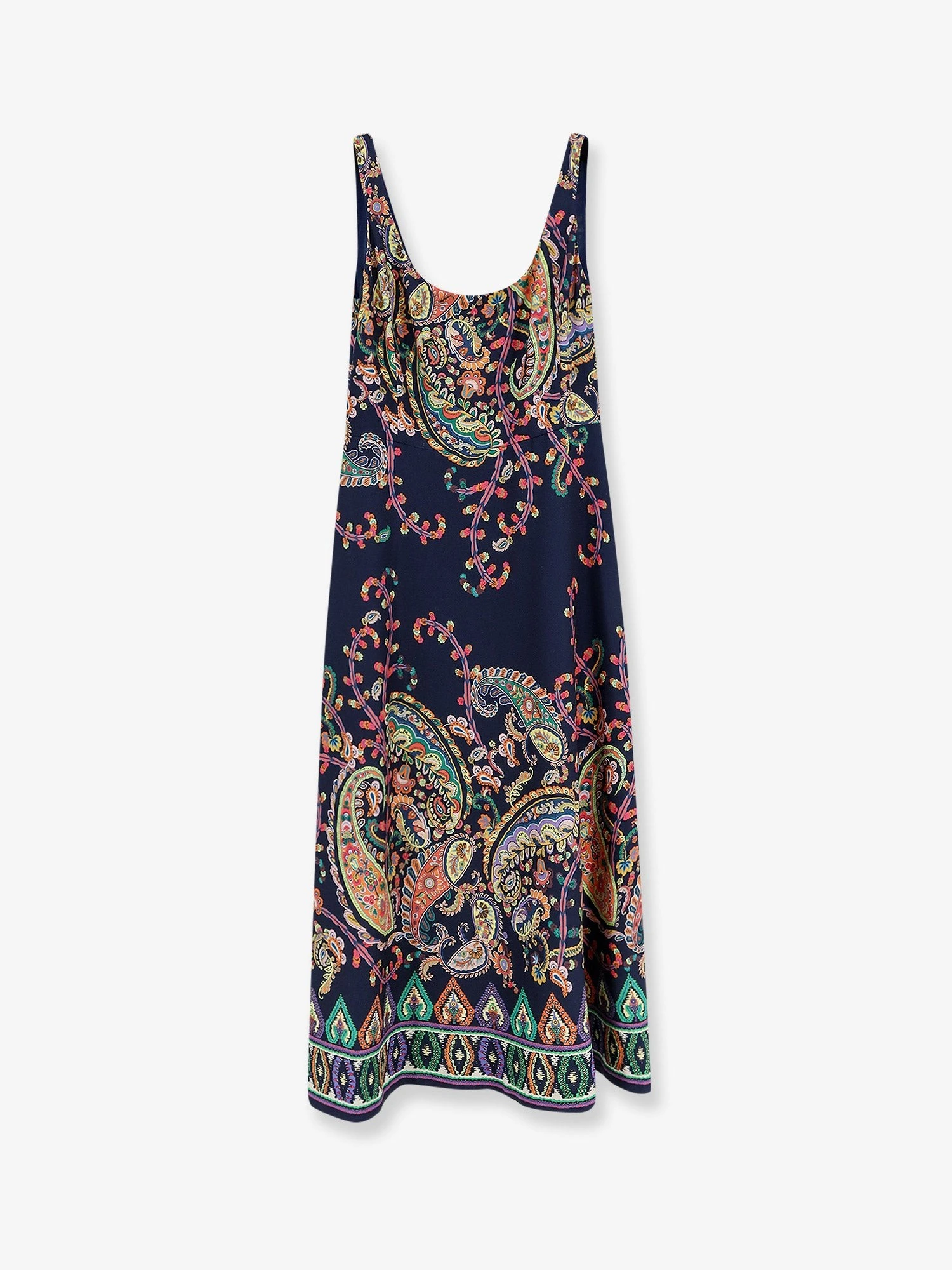 Dress with iconic multicolor print.webp