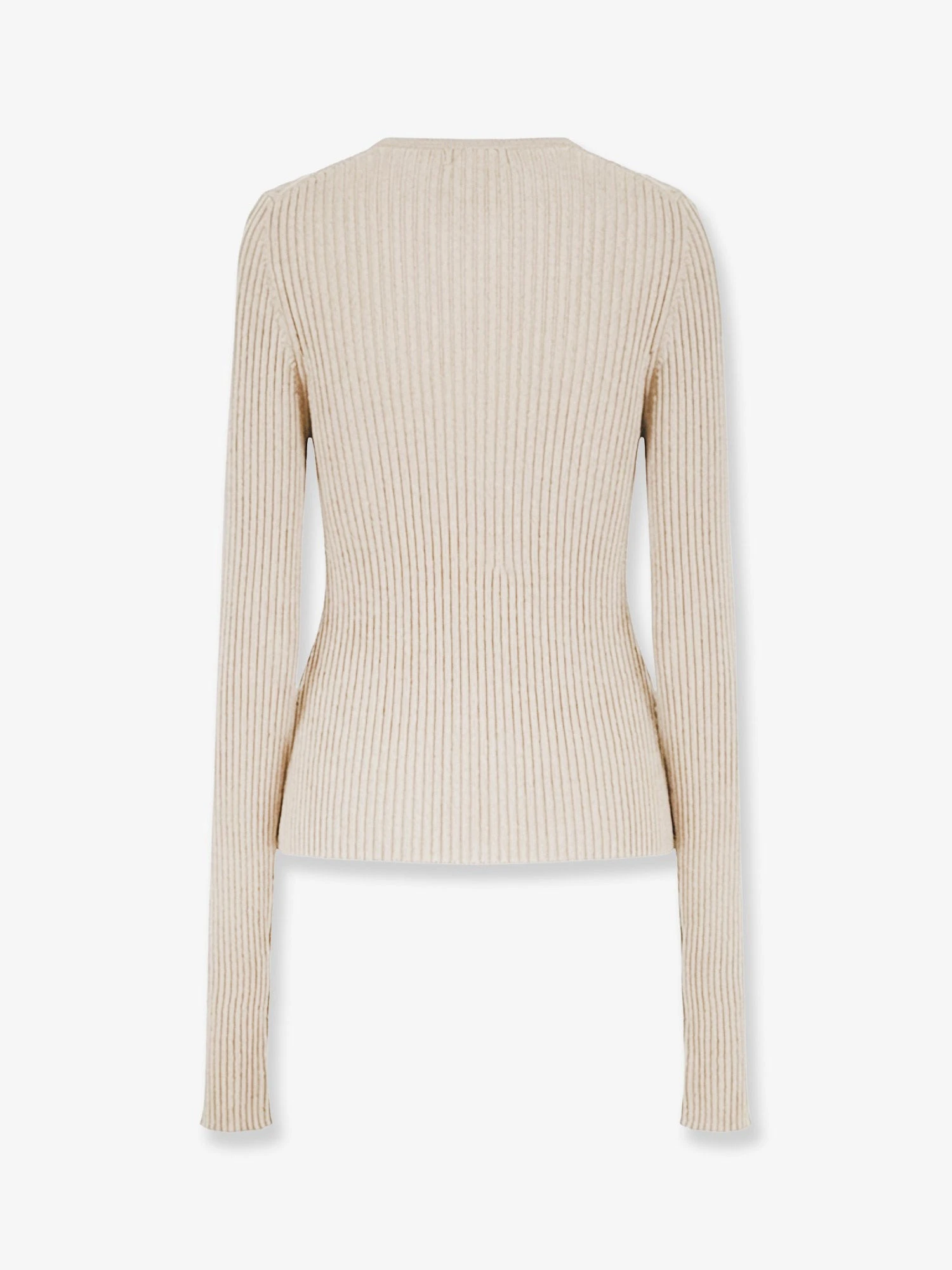 Ribbed cotton blend sweater.webp