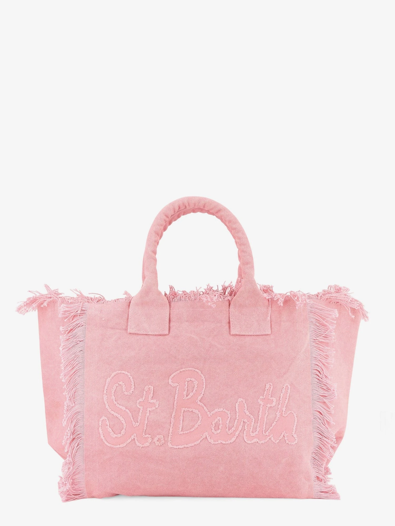 Vanity canvas shoulder bag with front logo.webp