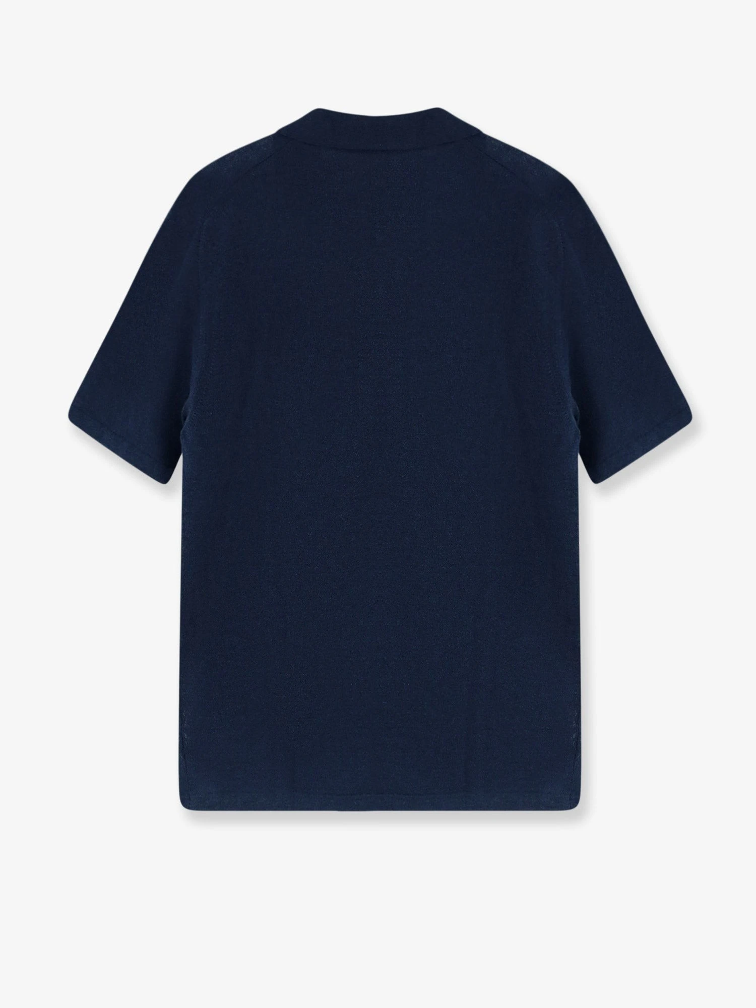 Linen and cotton blend polo shirt.webp