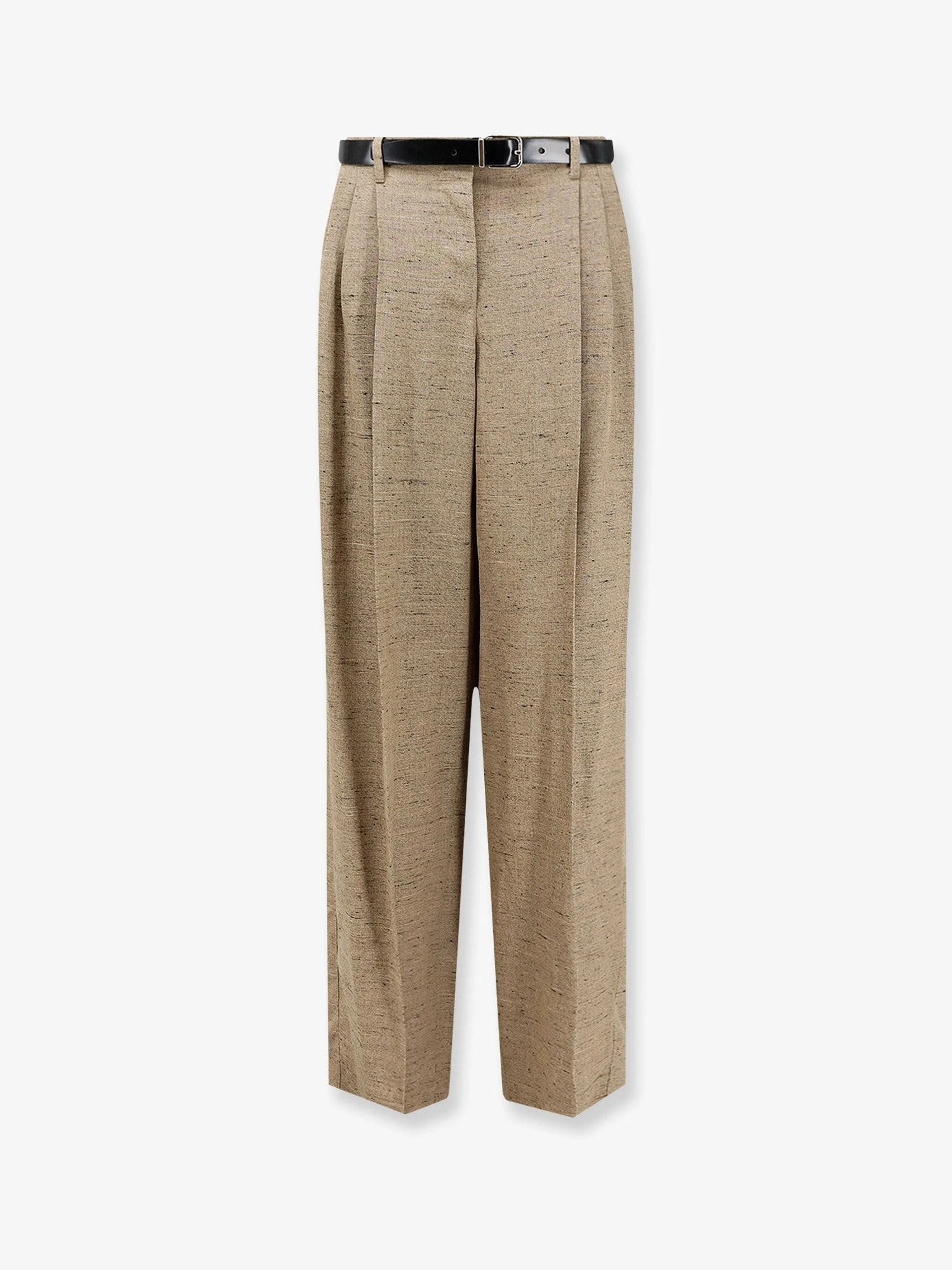 Mélange trousers with belt.webp