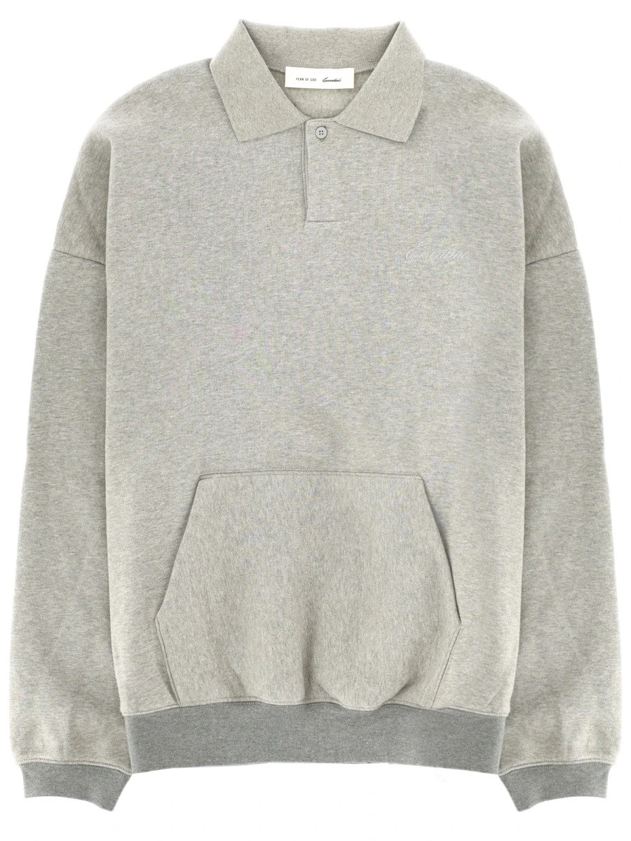 FELPA "SIGNATURE 90'S" CON COLLETTO POLO.webp