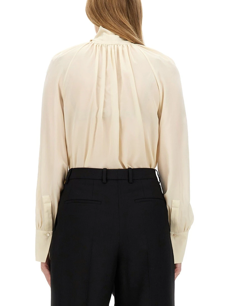 SILK SHIRT WITH LAVALLIÉRE COLLAR.webp