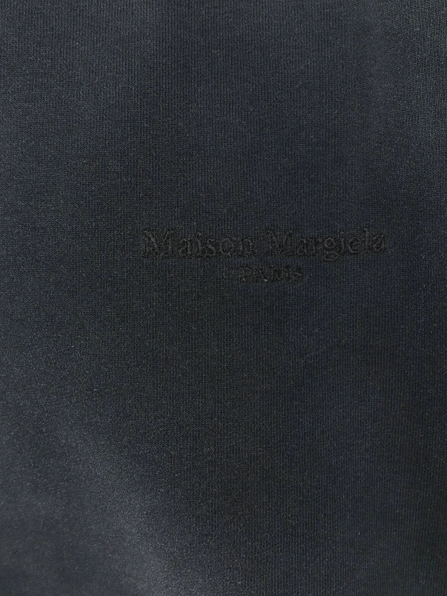 Cotton sweatshirt with front embroidered logo.webp