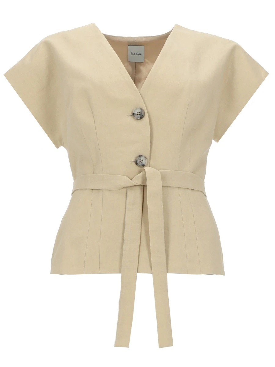 TOP IN LINO CON CINTURA.webp