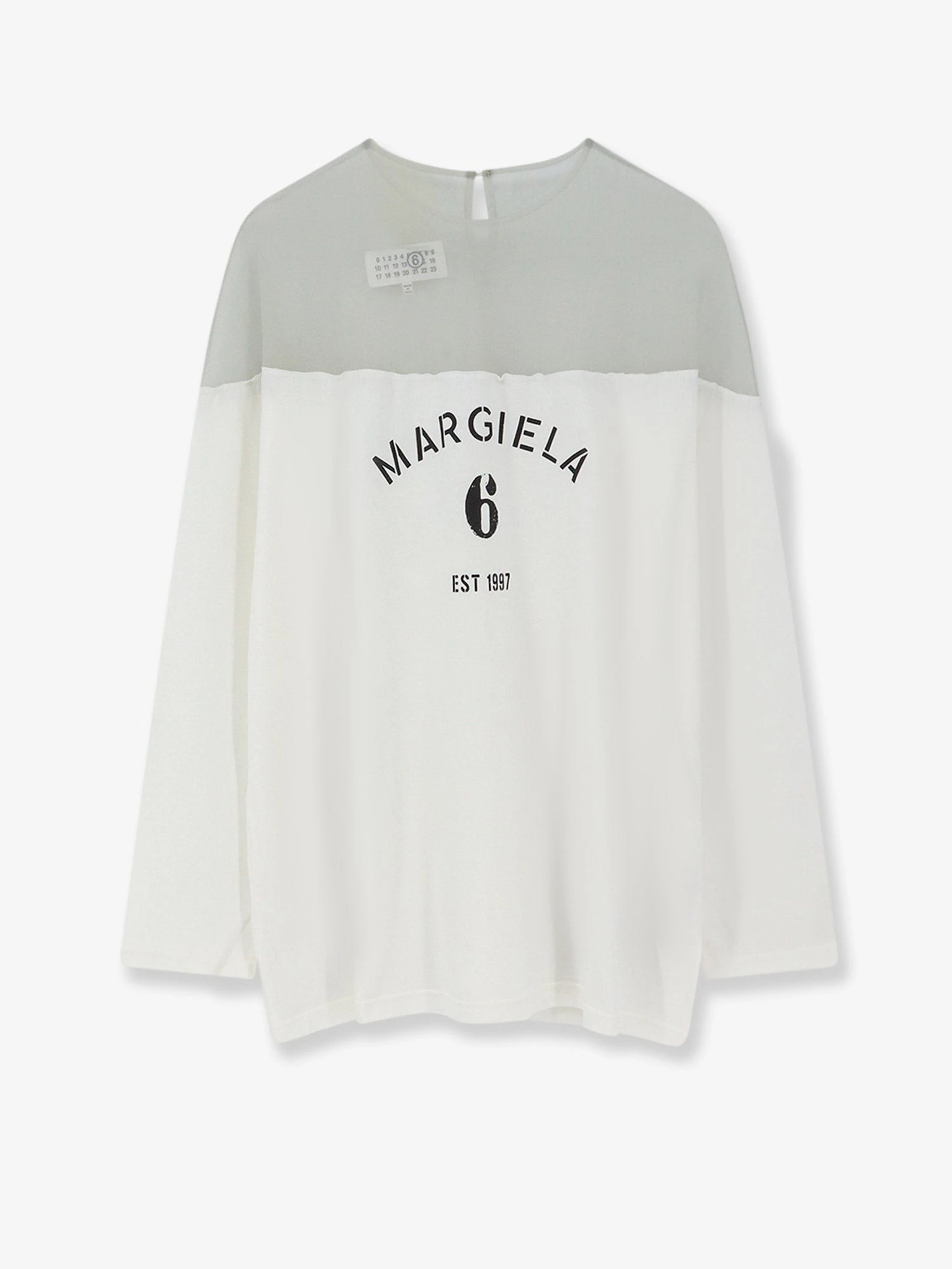 Cotton t-shirt with voile insert.webp