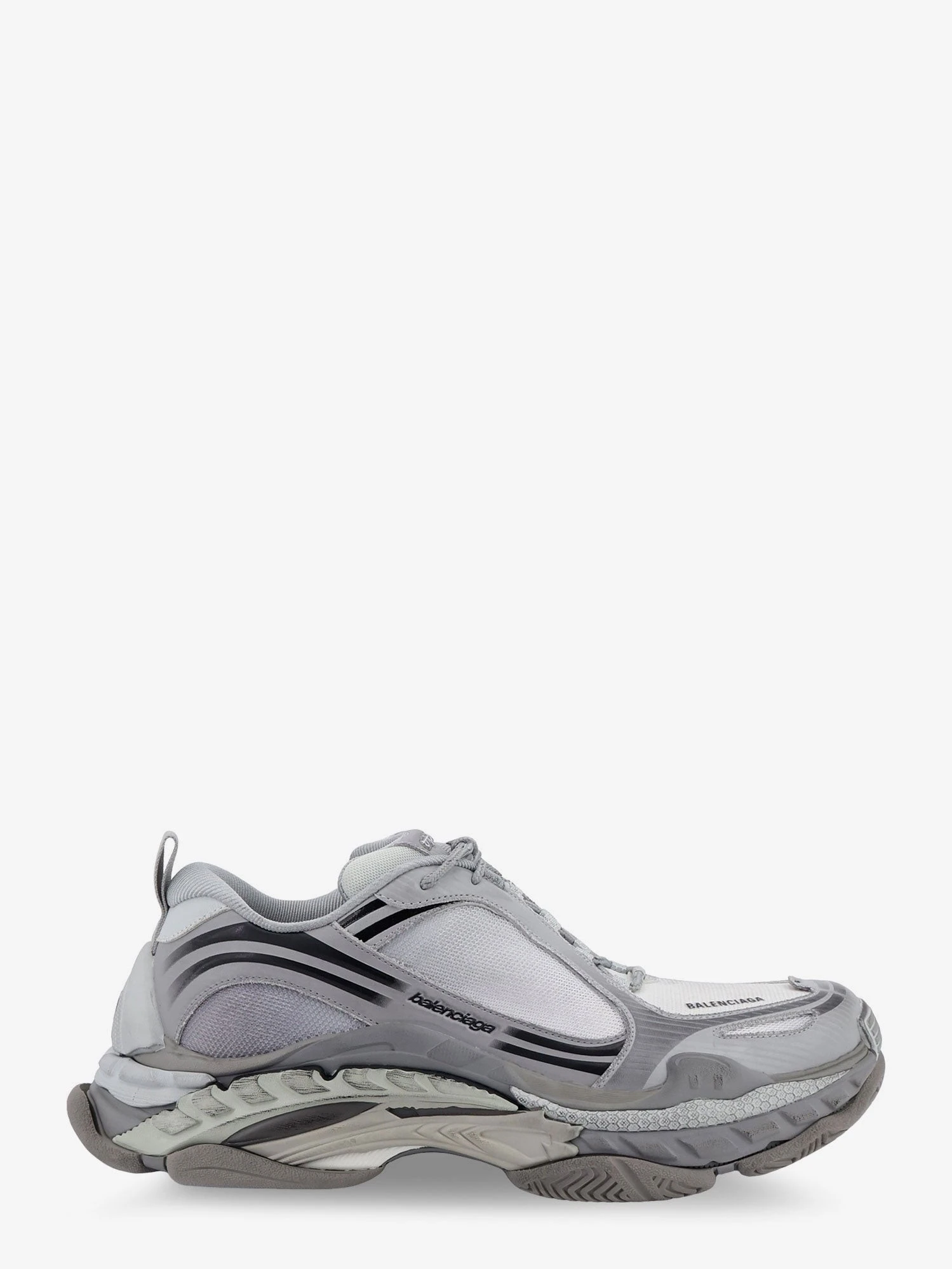 Triple S.2 Gradient mesh and nylon insert sneakers with used effect.webp