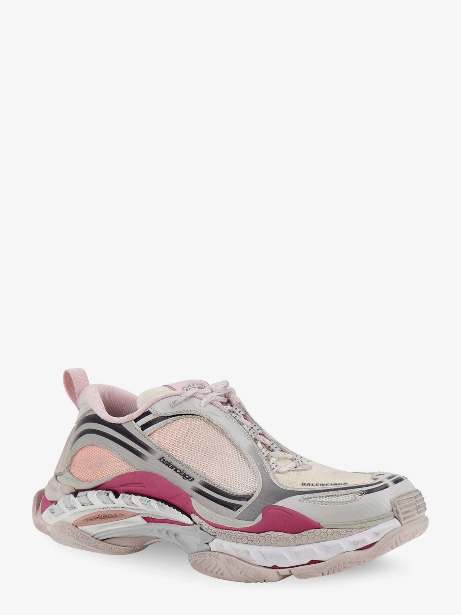 Triple S.2 Gandient sneakers in mesh and nylon with used effect.webp