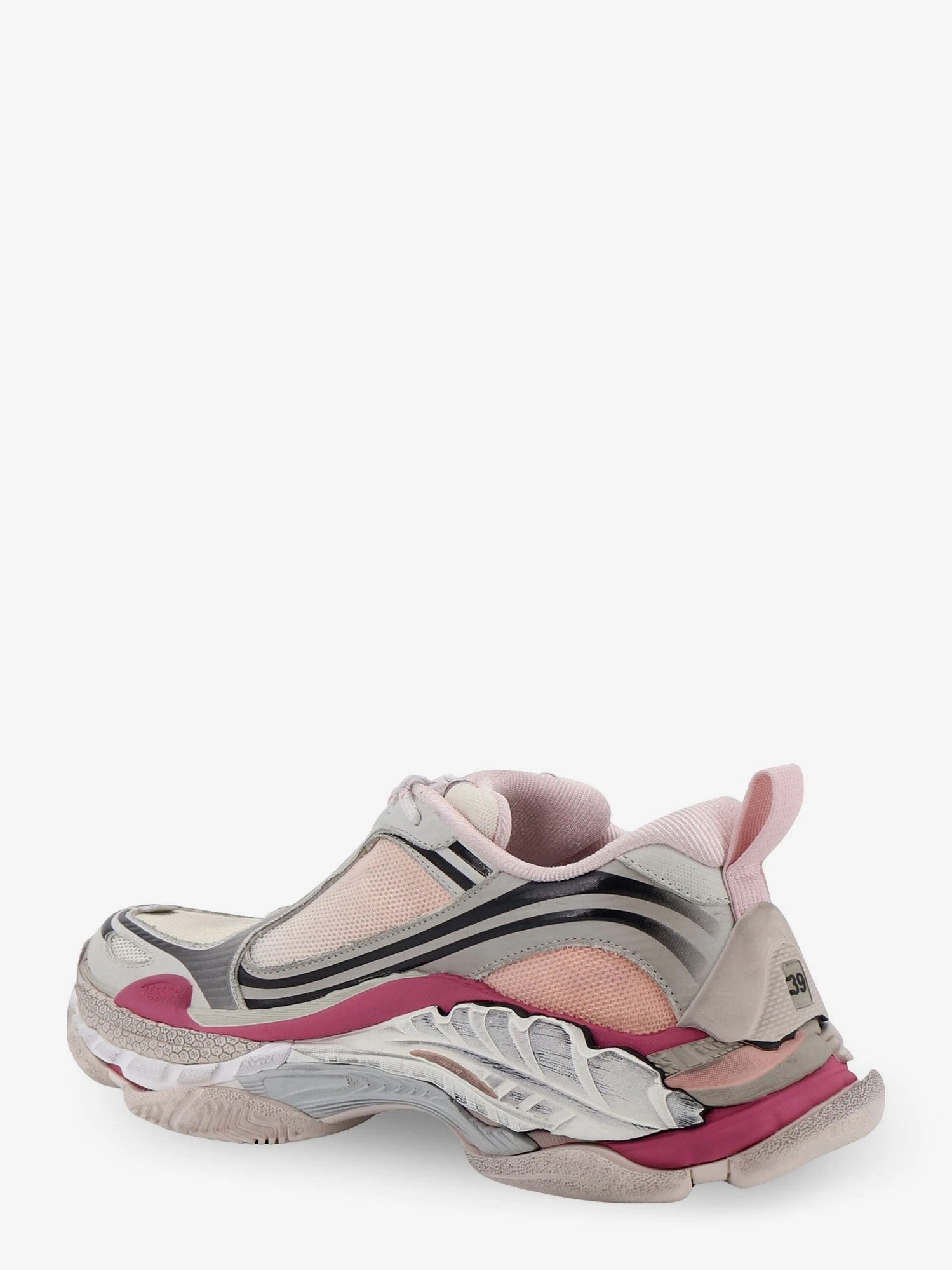Triple S.2 Gandient sneakers in mesh and nylon with used effect.webp