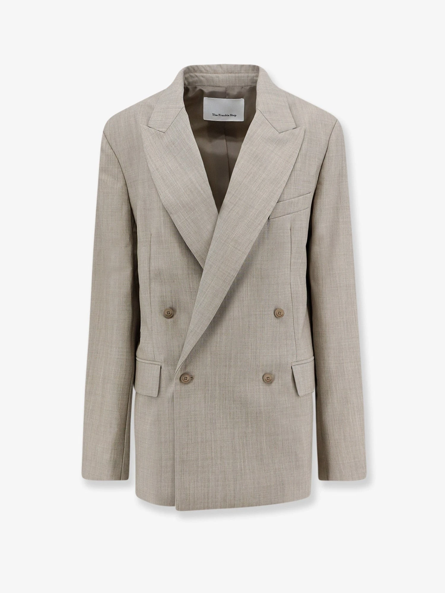 Newark double-breasted mélange virgin wool blazer.webp