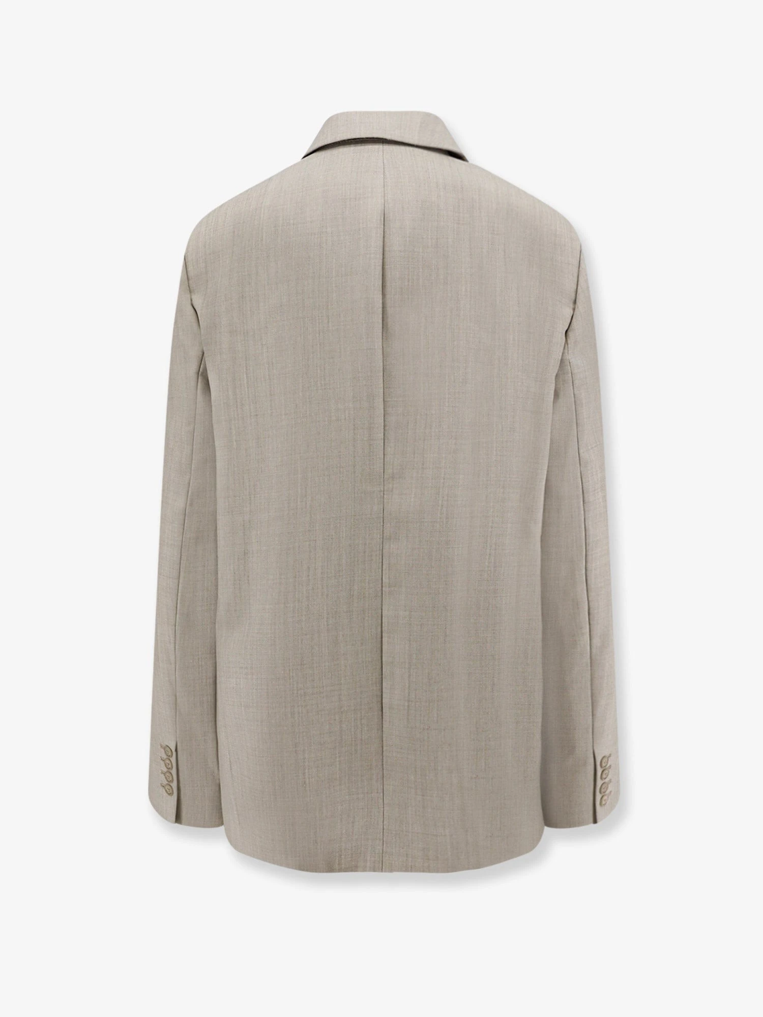 Newark double-breasted mélange virgin wool blazer.webp