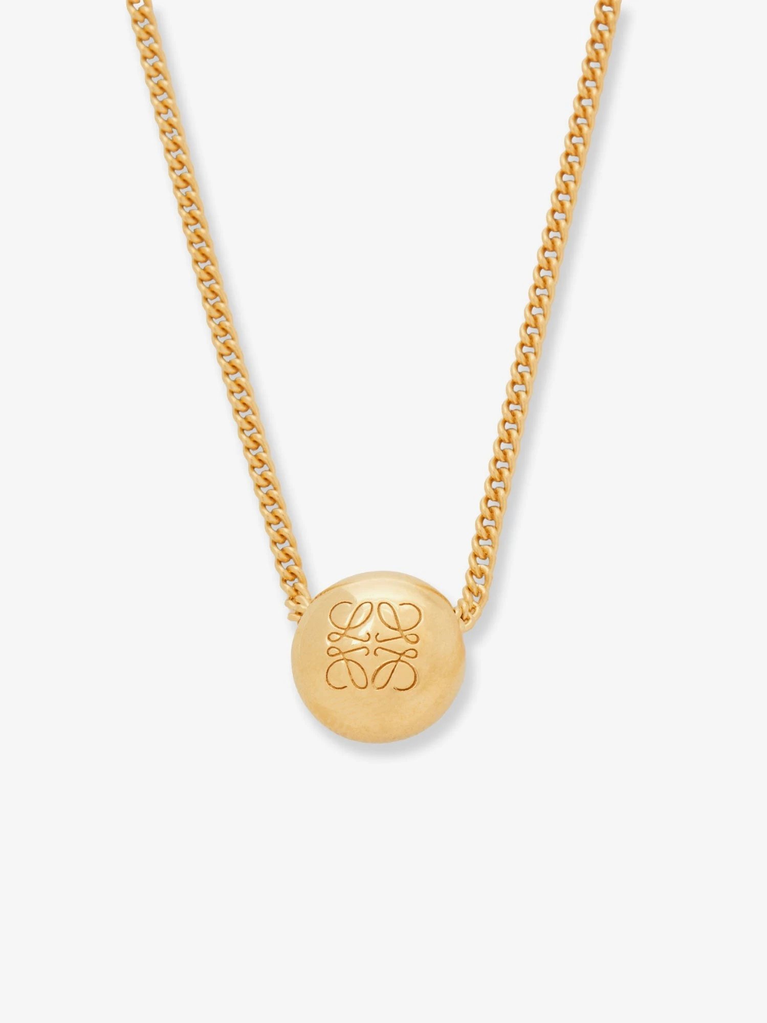 Paula's Ibiza -Anagram Pebble silver necklace.webp