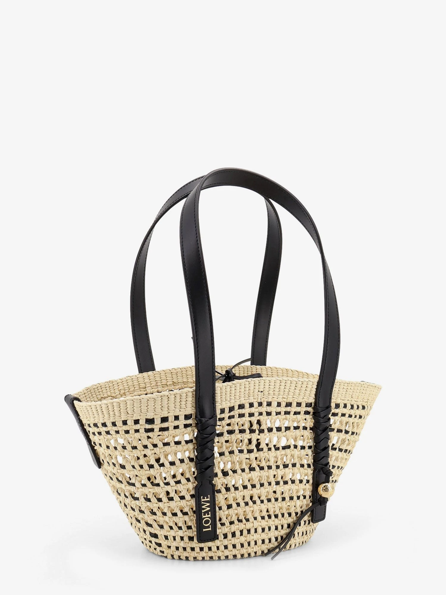 Paula's Ibiza -Braid Basket Small Iraca Palm Leaf Shoulder Bag.webp