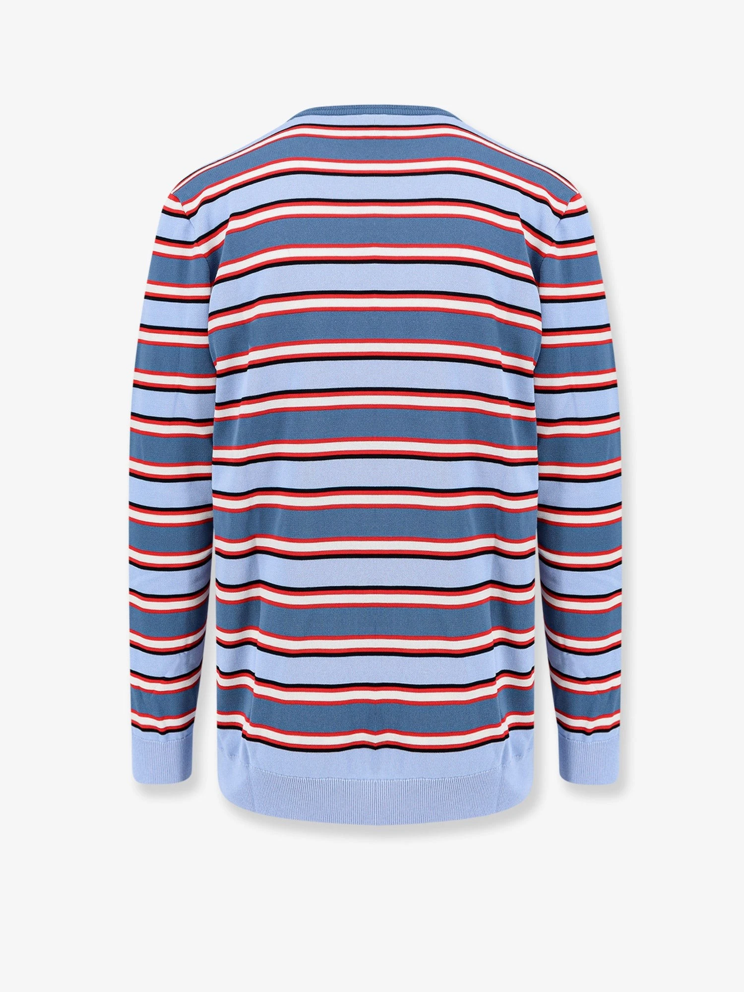 Cotton sweater with striped pattern.webp