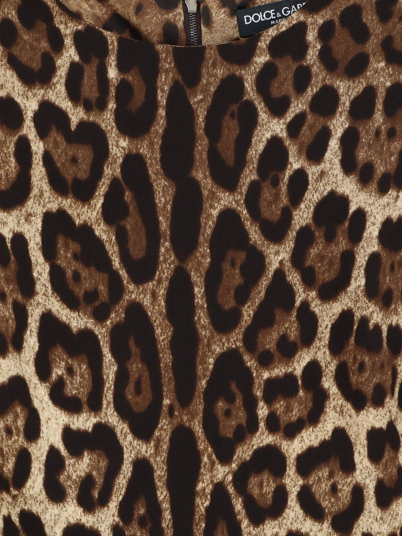 Stretch silk dress with Leopard print.webp