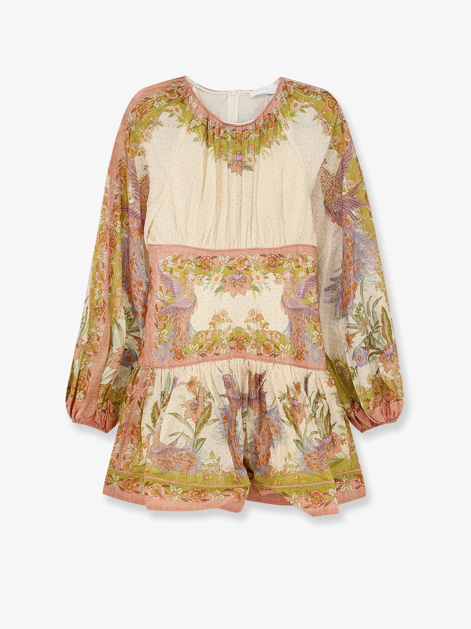 Indra cotton and silk mini dress.webp