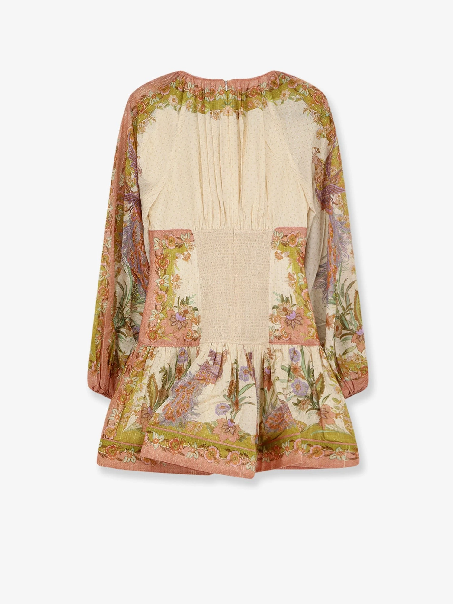 Indra cotton and silk mini dress.webp