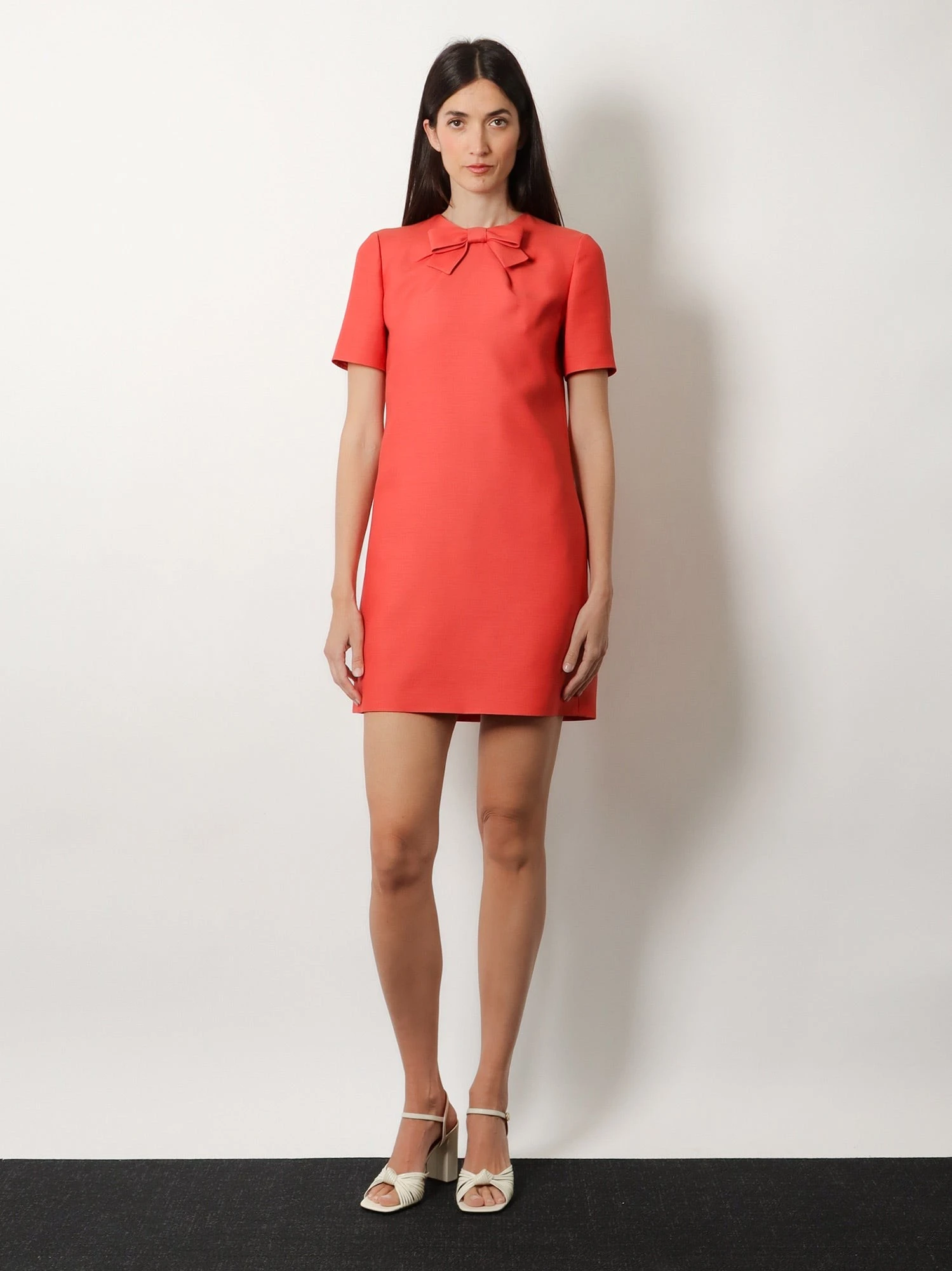 Wool and silk blend short dress.webp
