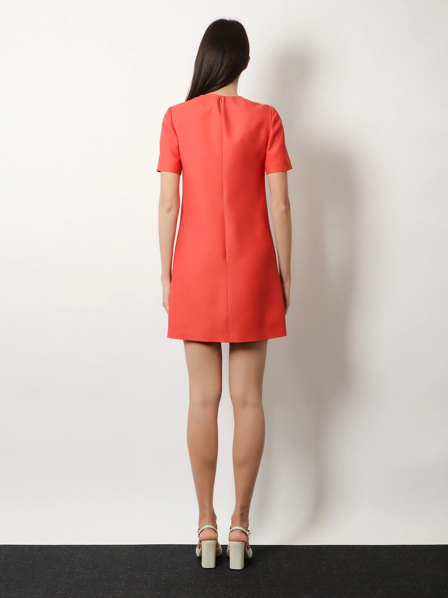 Wool and silk blend short dress.webp