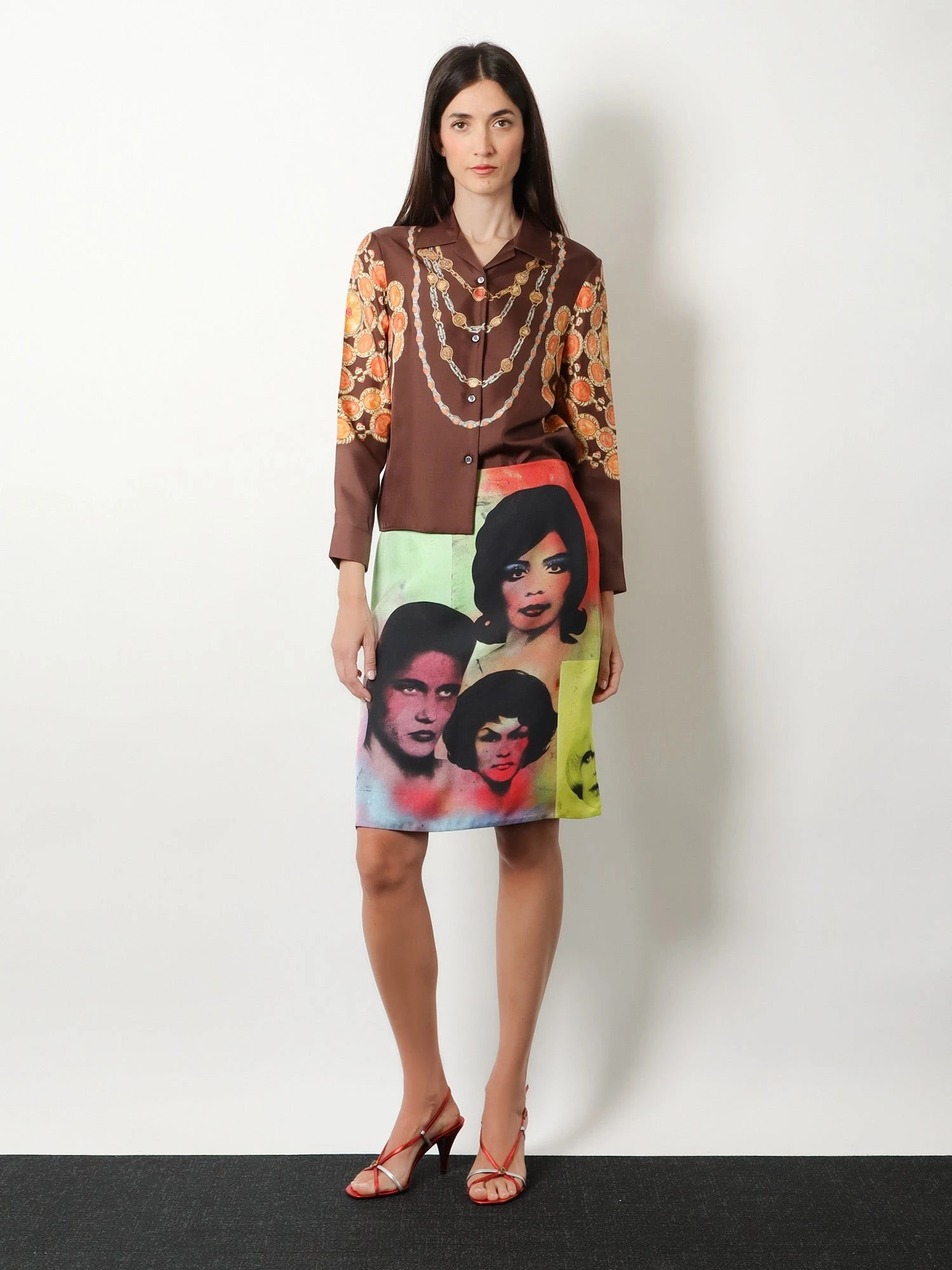 Printed silk twill midi skirt.webp