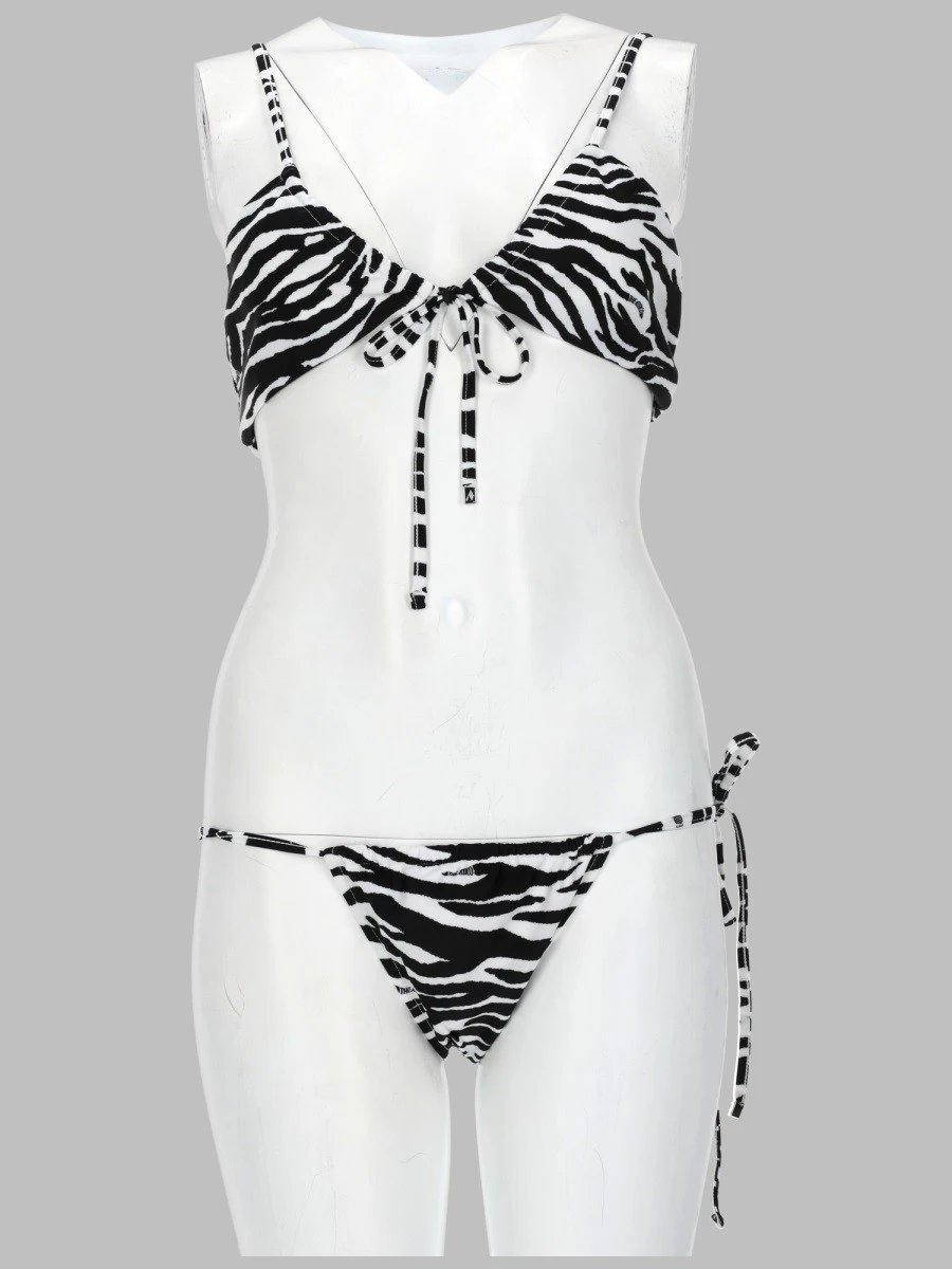 BIKINI "IL PRIMO BAGNO" CON STAMPA ANIMALIER.webp
