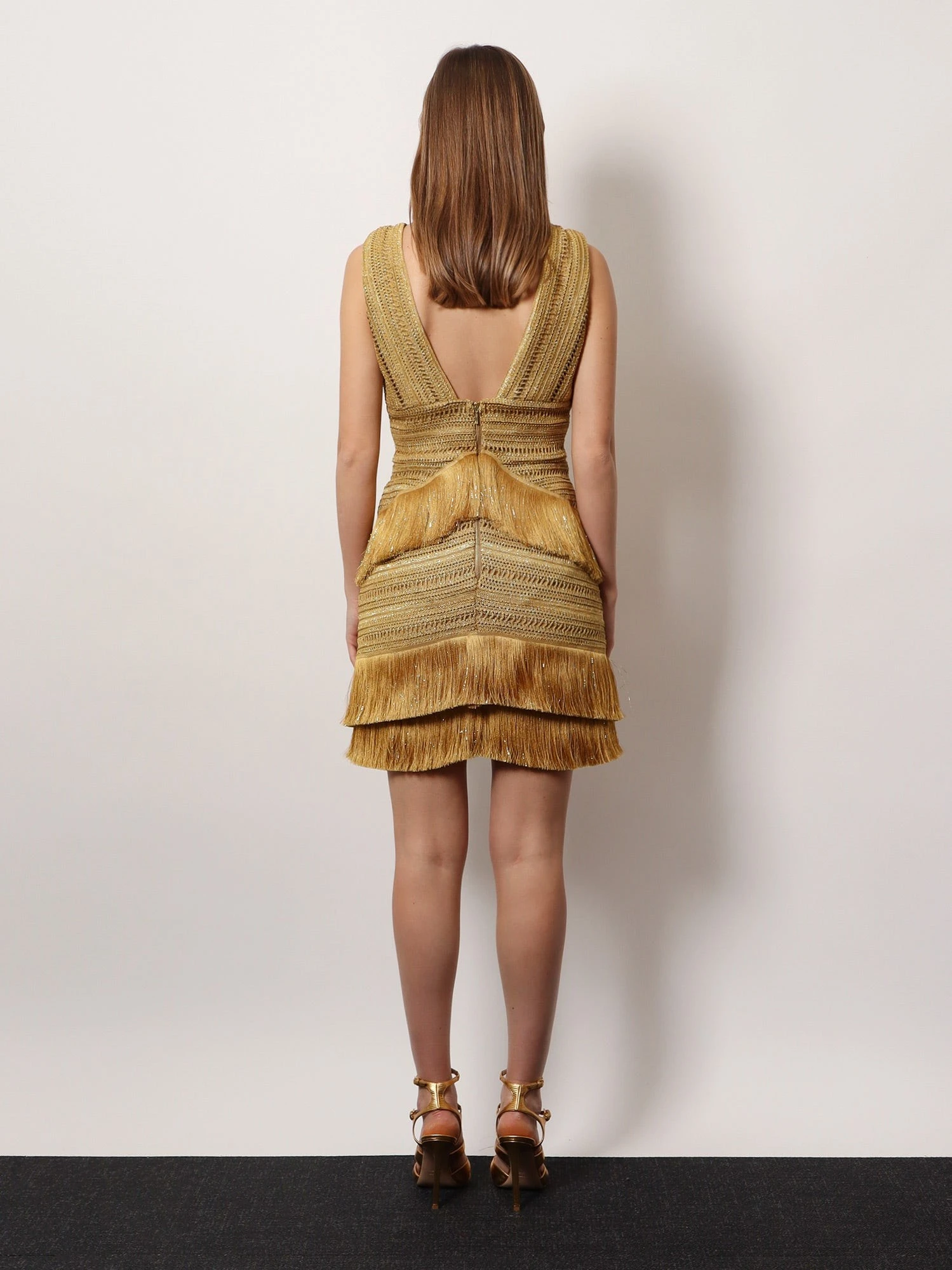 Pampas mini dress with embroidery and fringes.webp
