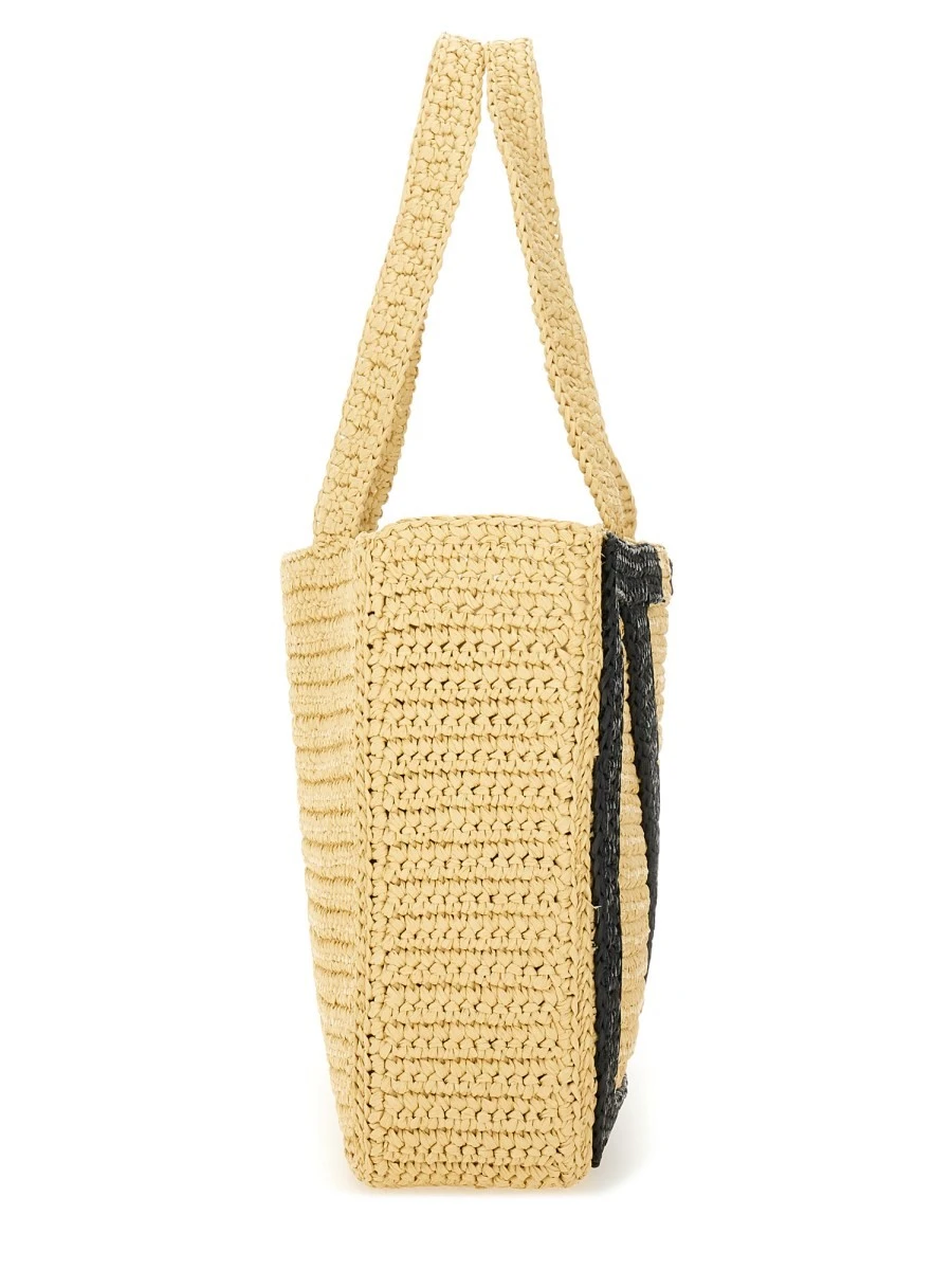 "VIVA SUPERSTAR" LARGE RAFFIA SHOPPING BAG.webp