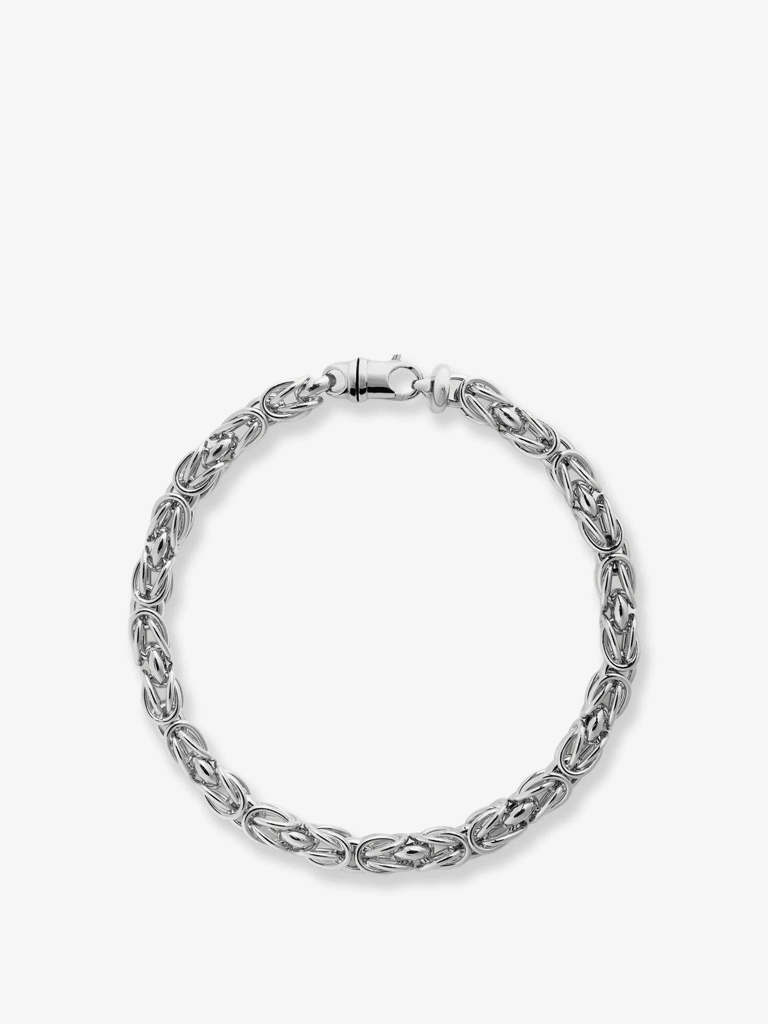Byzantine rhodium-plated brass necklace.webp