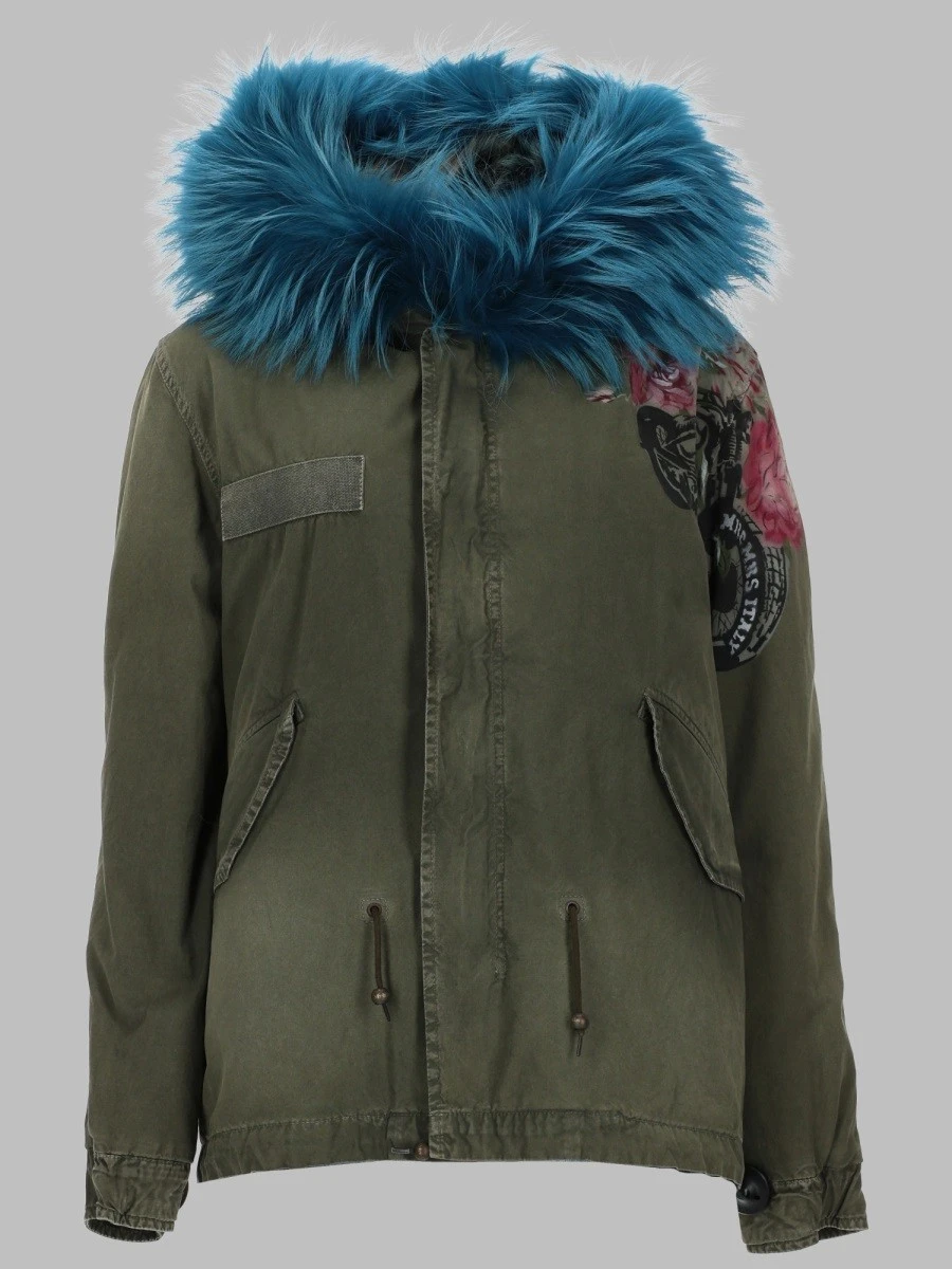 PARKA IN COTONE CON STAMPA