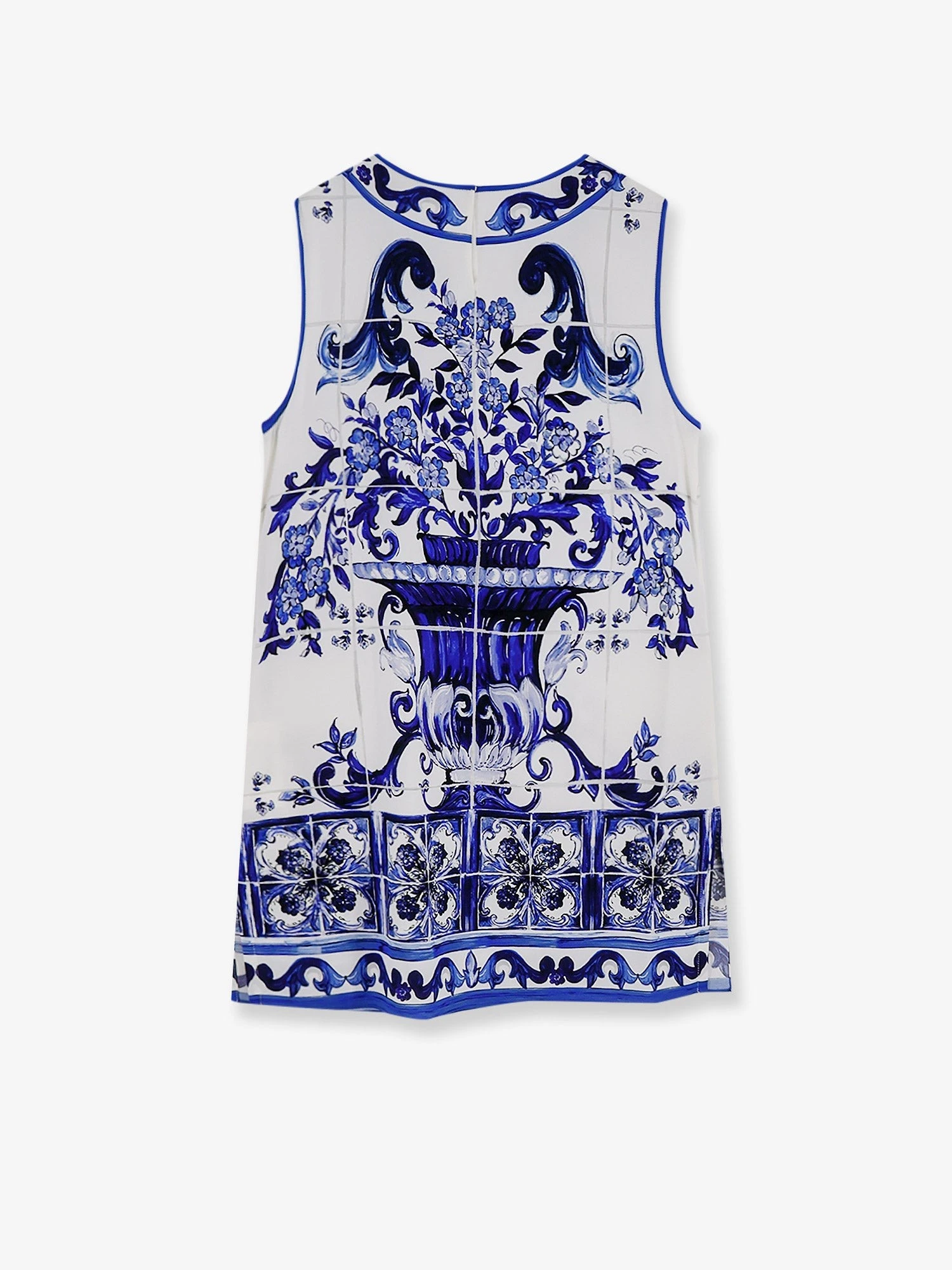 Silk top with Maiolica print.webp